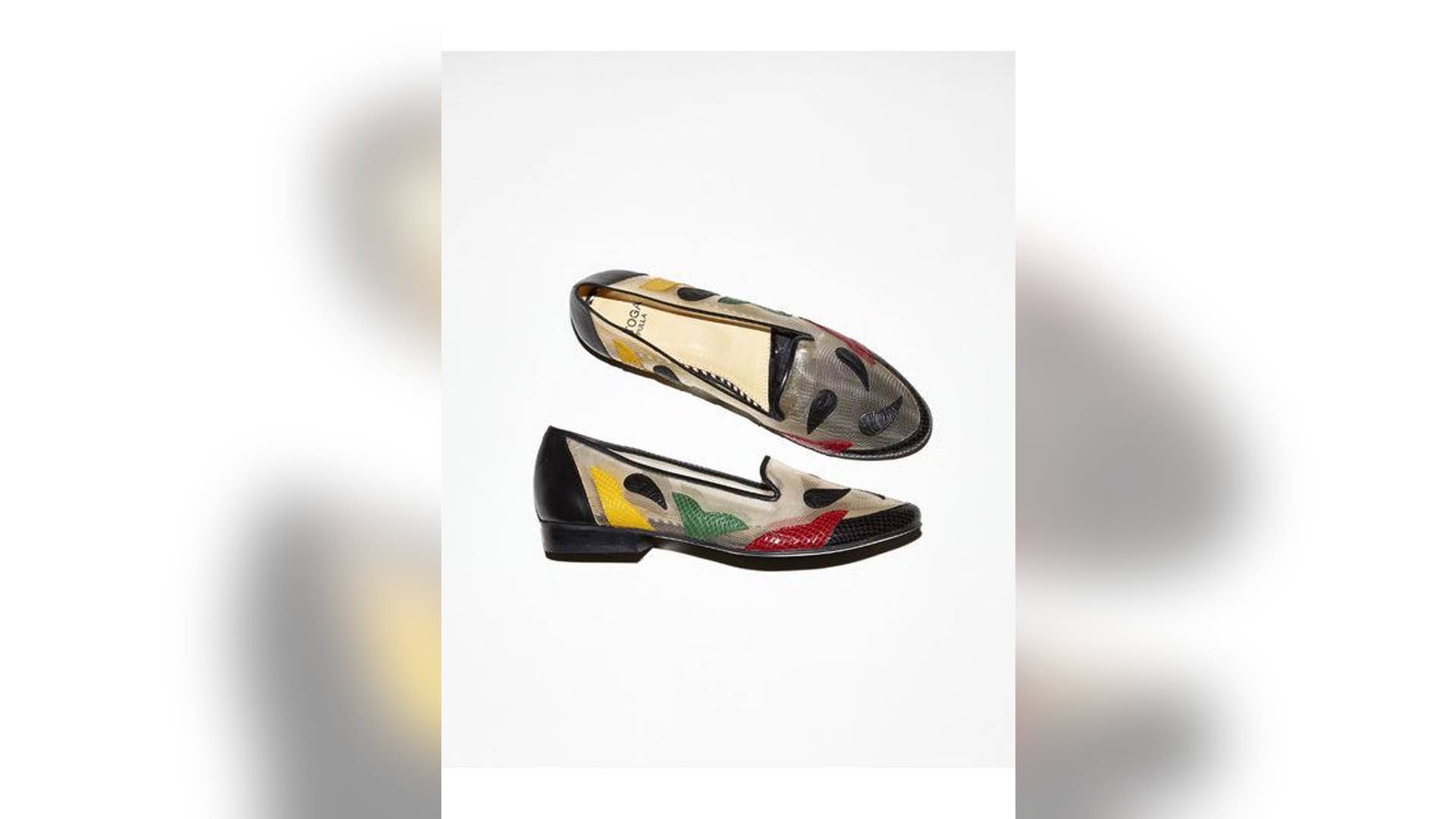 Toga Pulla Mesh Paisley Flats