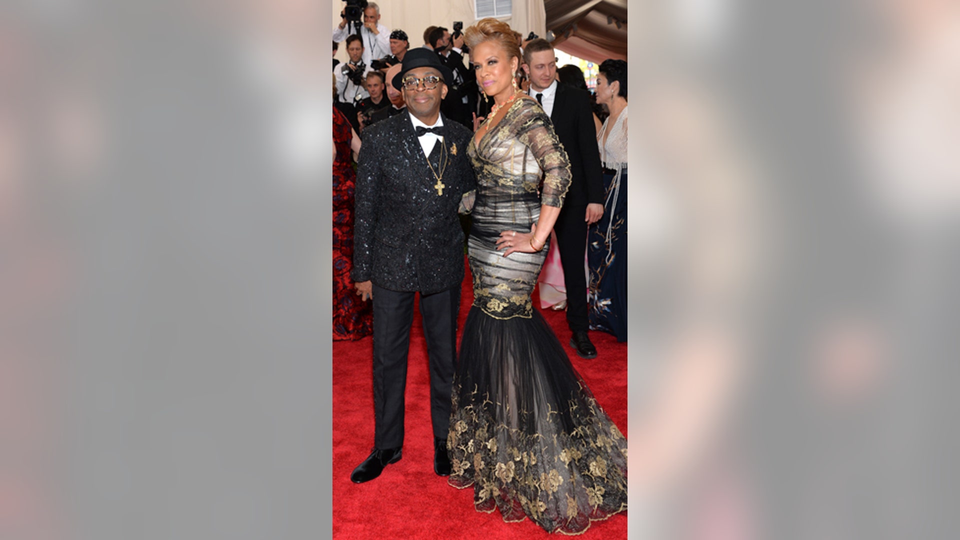 Spike Lee and Tonya Lewis