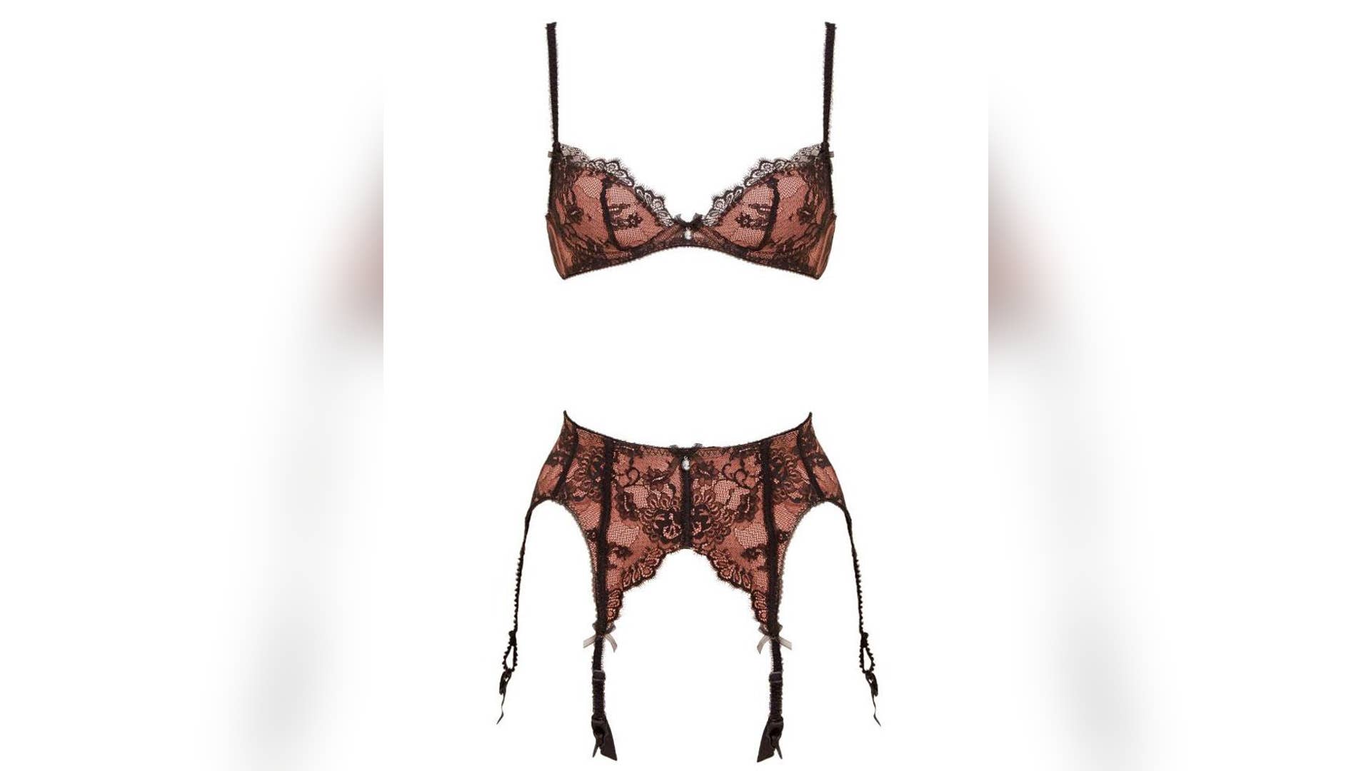 Savoir Faire Plunge Bra and Suspender
