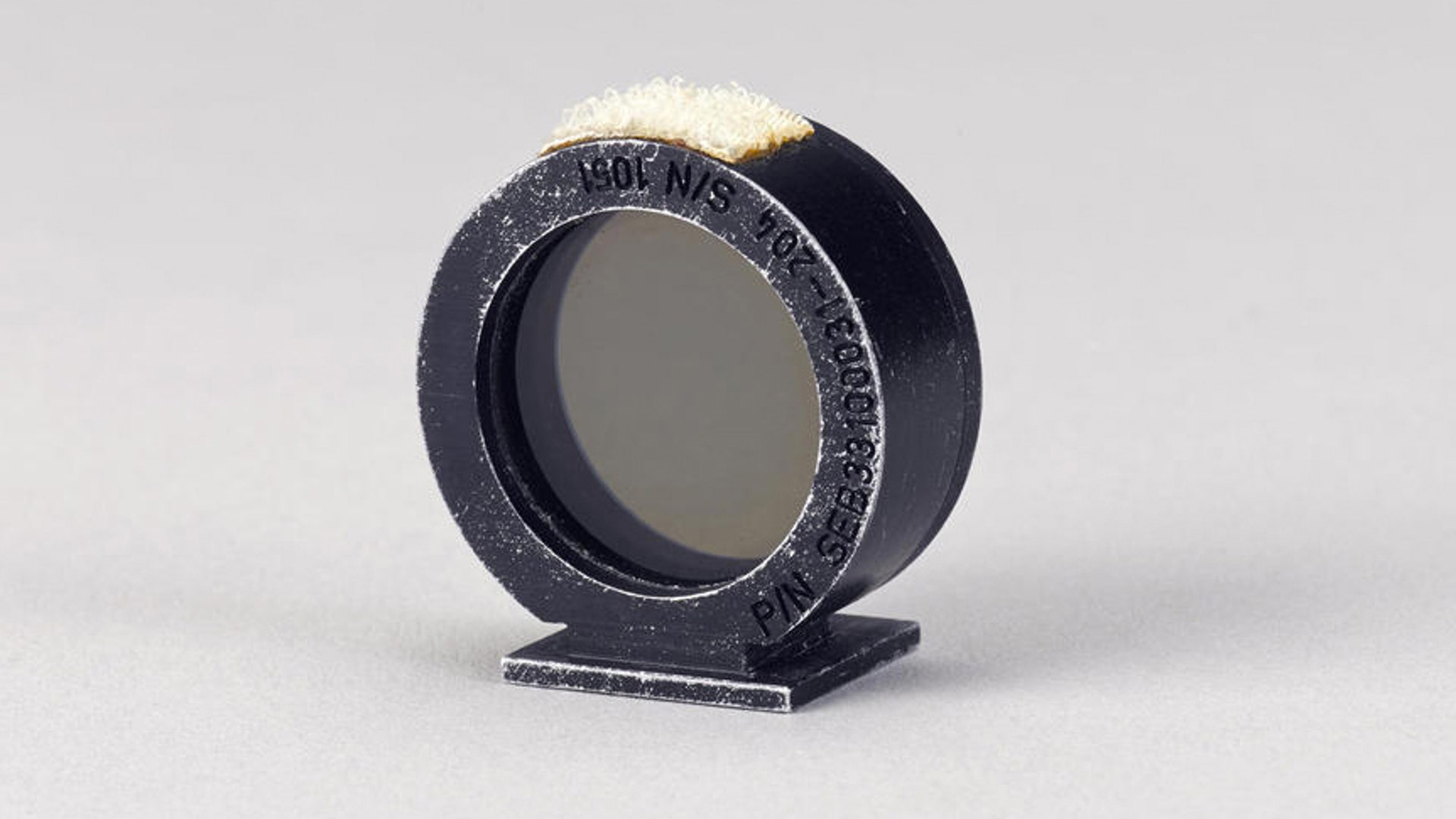 Motion picture ring sight used on the moon during Apollo 15