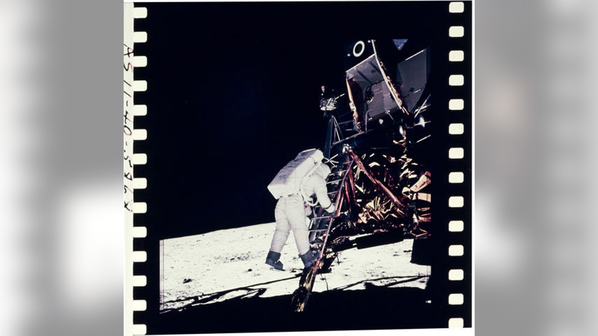 Apollo 11 color hasselblad film positives