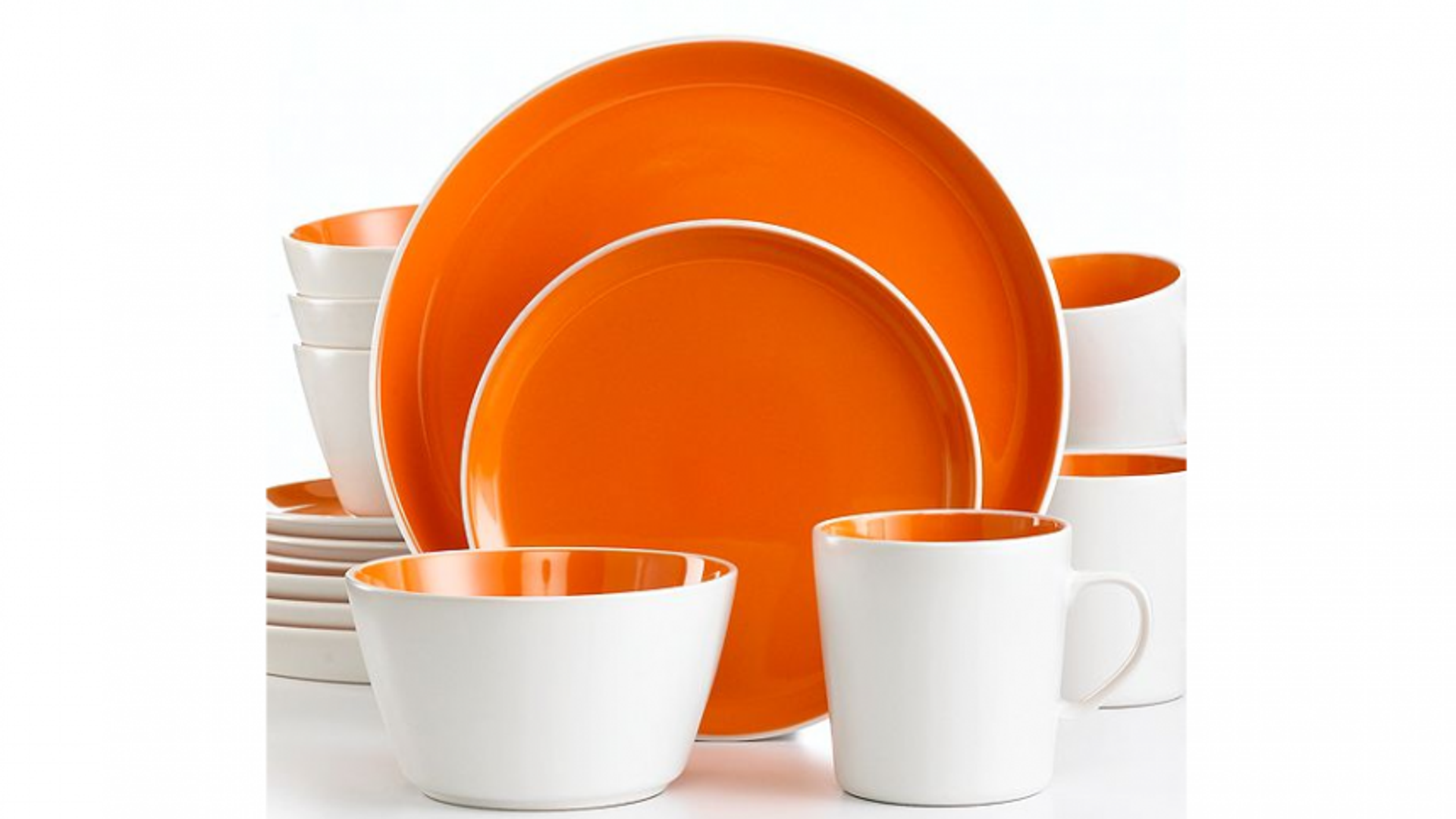 5. Oneida Dinnerware, Mango Color Burst 16 Piece Set