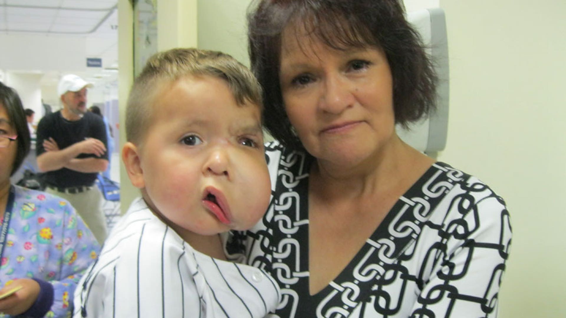 Maddox and his grandmother