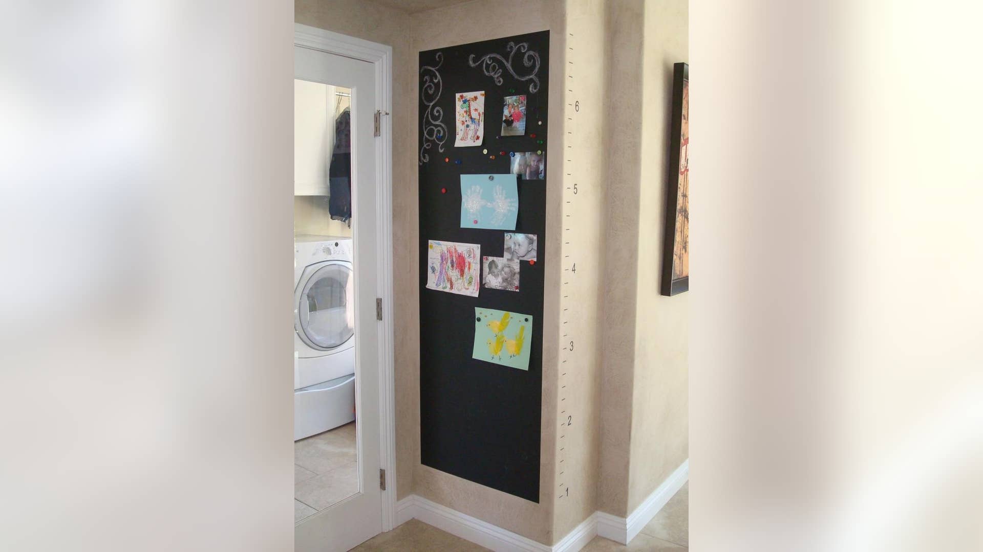 Magnetic Chalkboard Wall