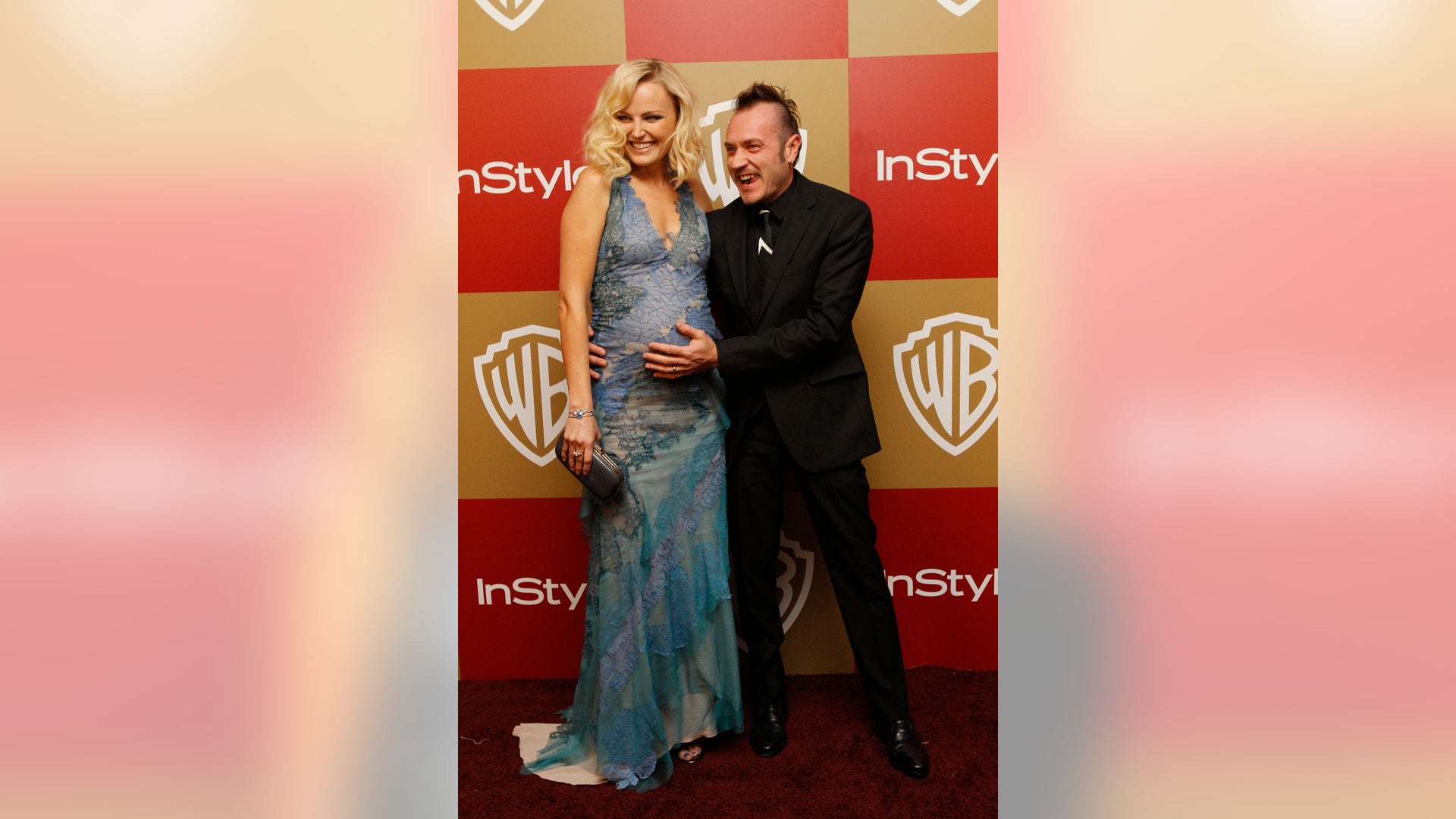 Malin Akerman and Roberto Zincone