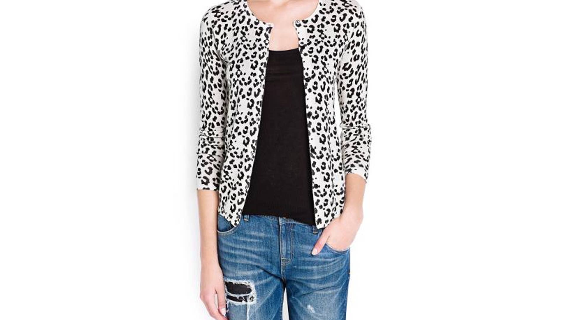 Leopard Print Cardigan
