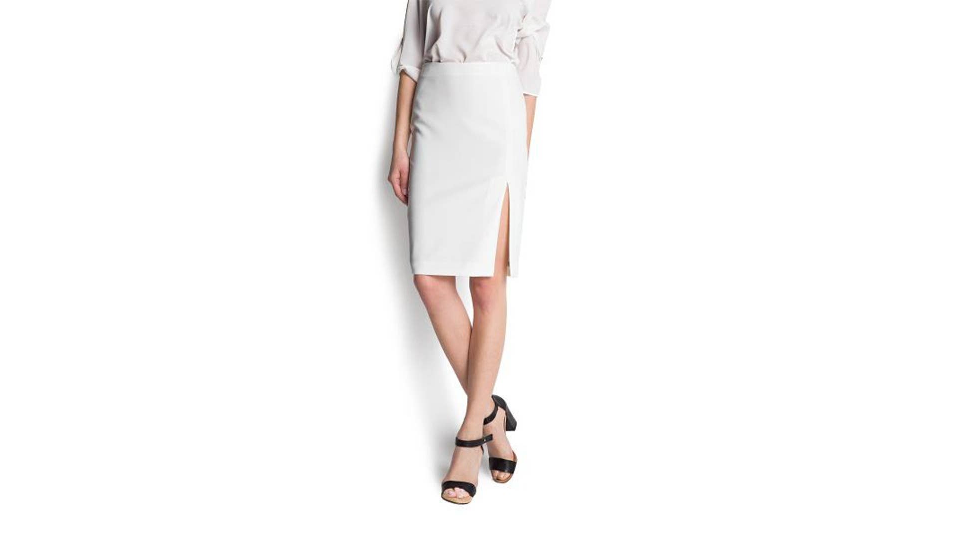 Mango Slit Pencil Skirt
