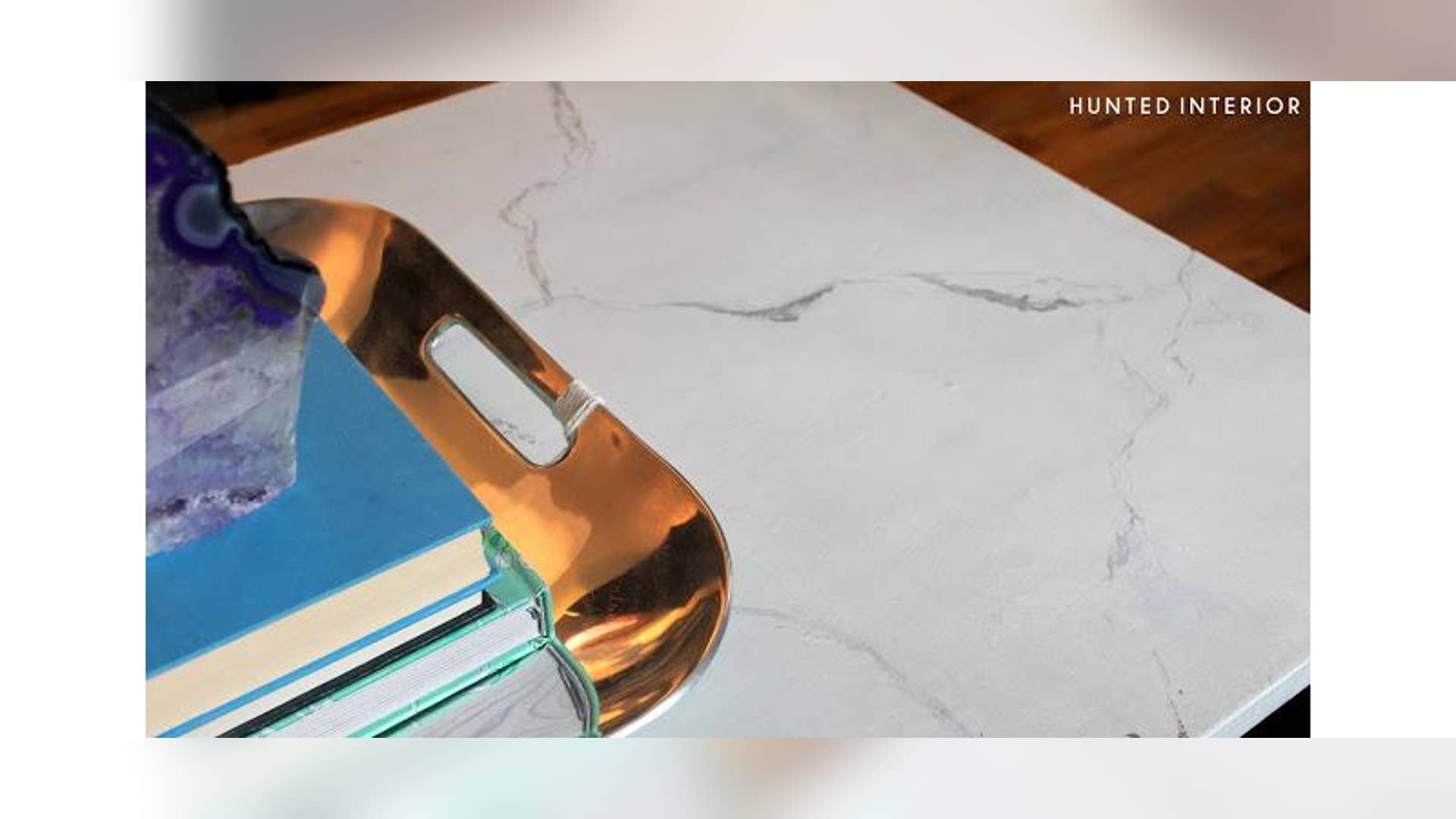 Marble-painted Coffee Table