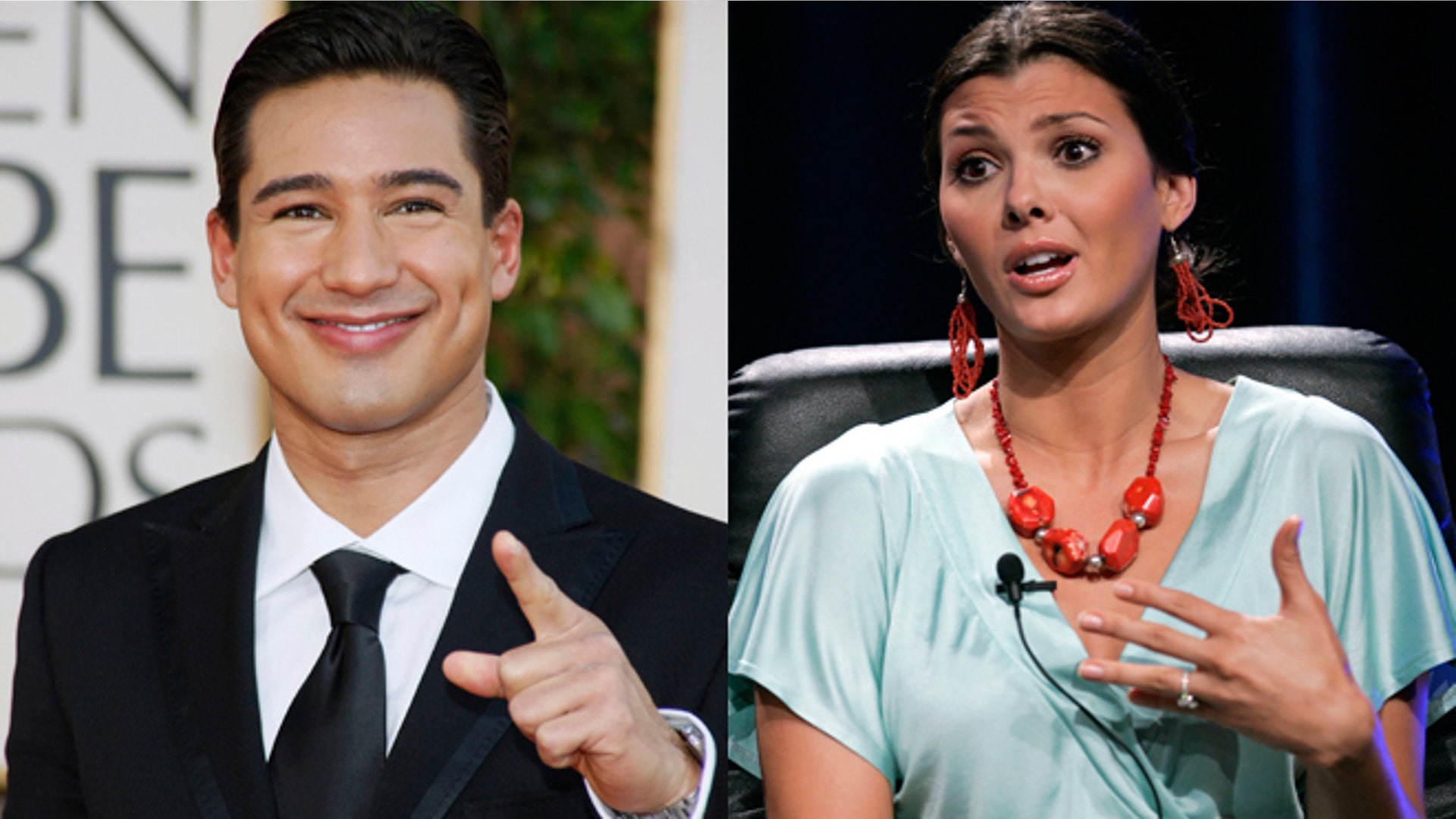 Mario Lopez and Ali Landry