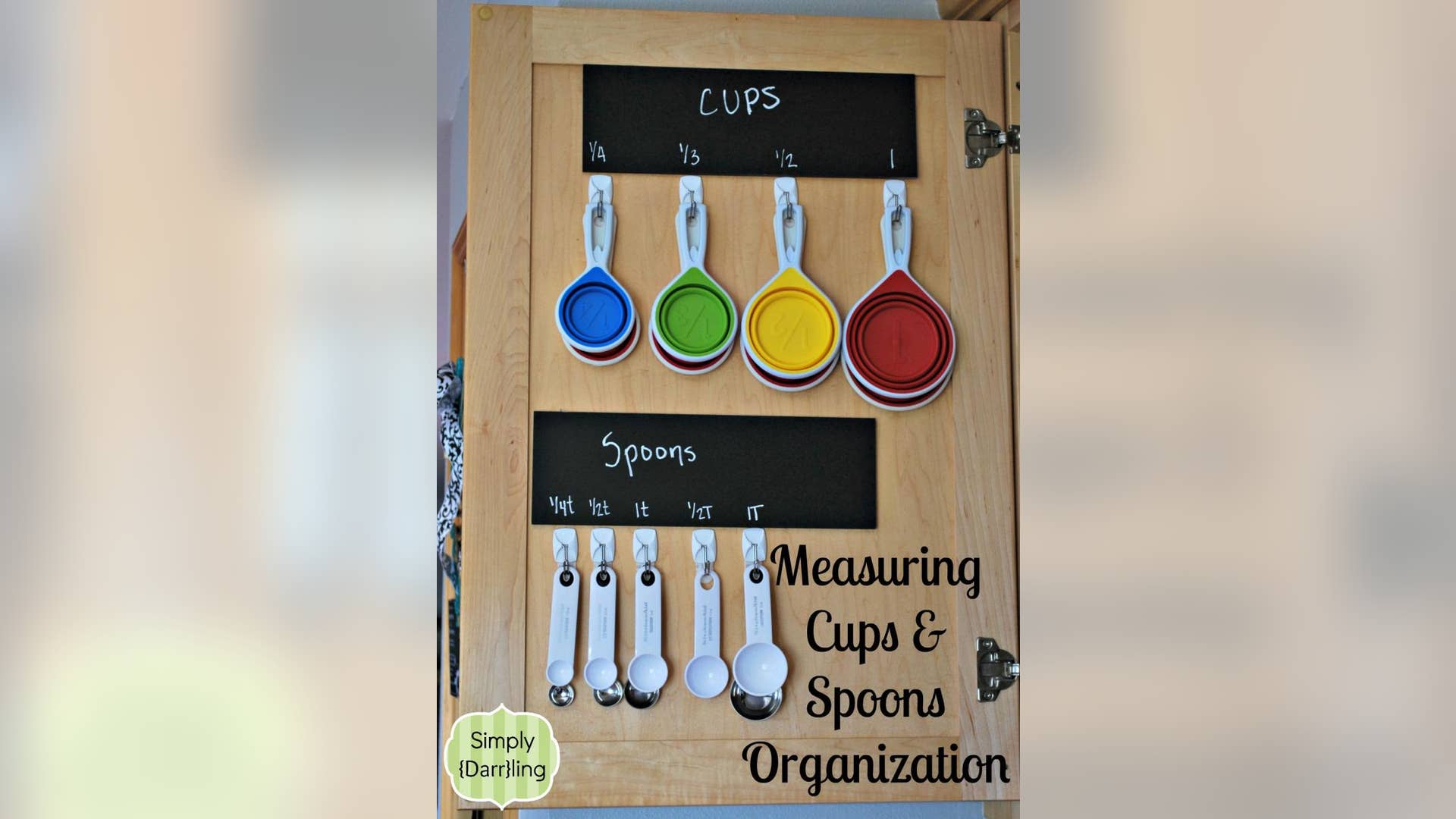 Measuring Cup and Spoon Storage