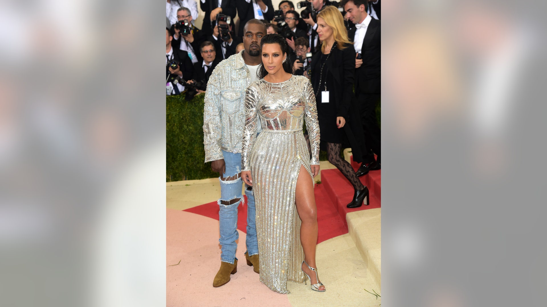 Kim Kardashian and Kanye West