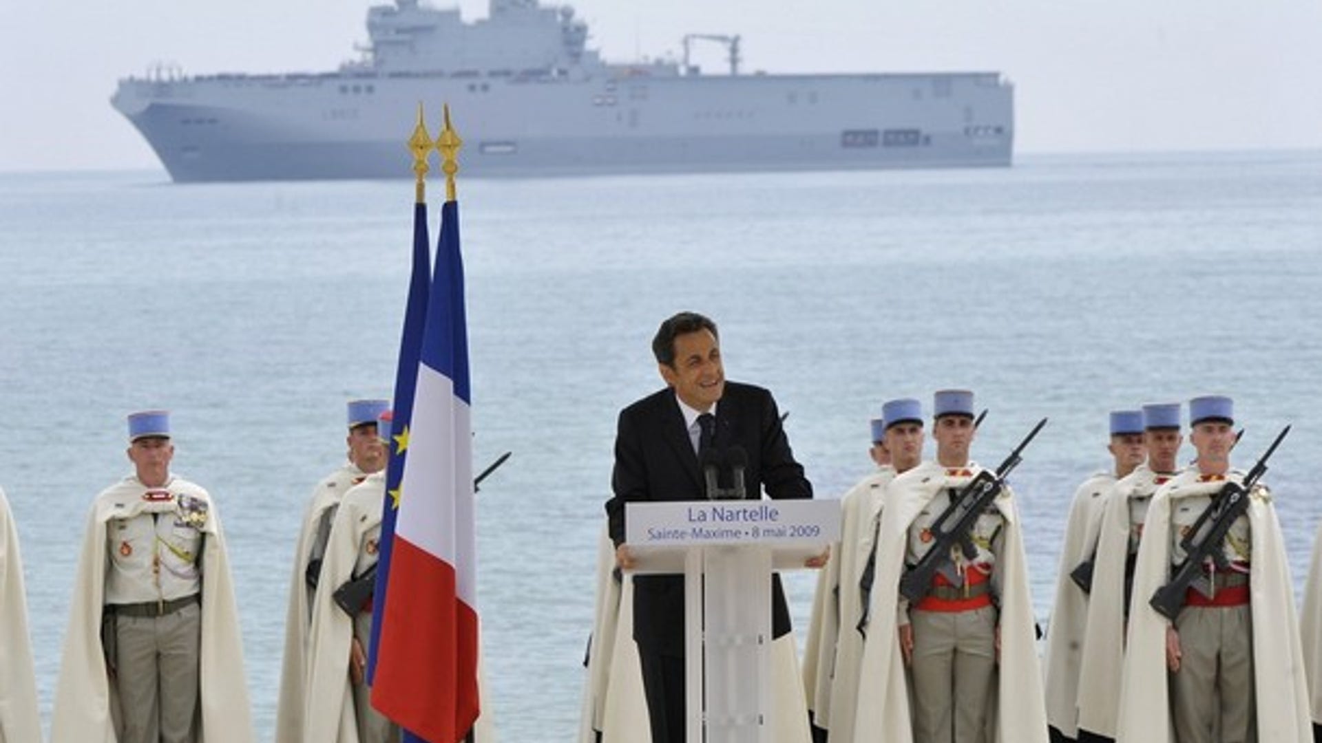 French Navy Ship 'Mistral'