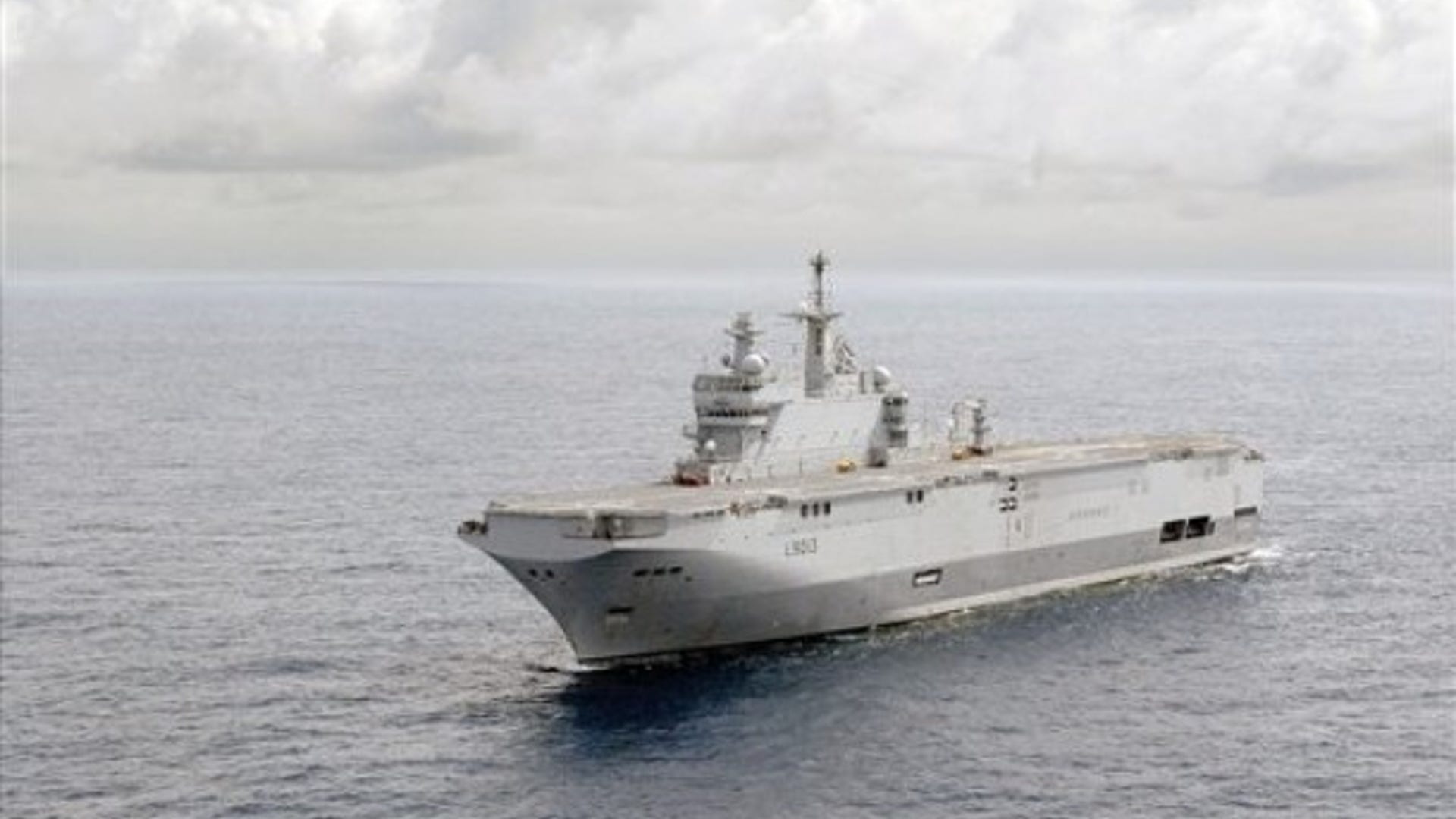 French Navy Ship 'Mistral'