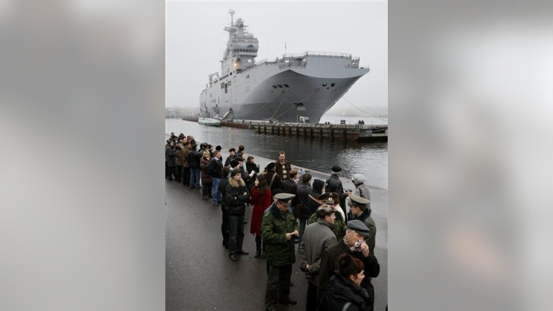 French Navy Ship 'Mistral'