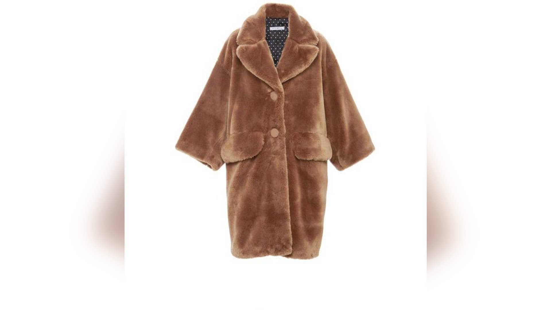 Vivetta Sara Oversized Faux Fur Coat