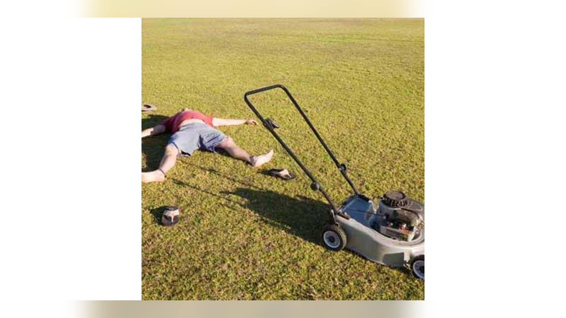 Your Lawnmower Shoots You in the Face