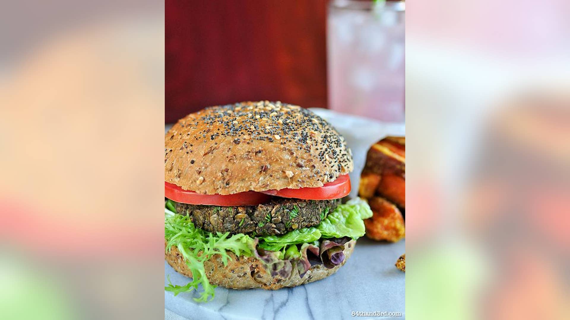 Mushroom and Lentil Burgers