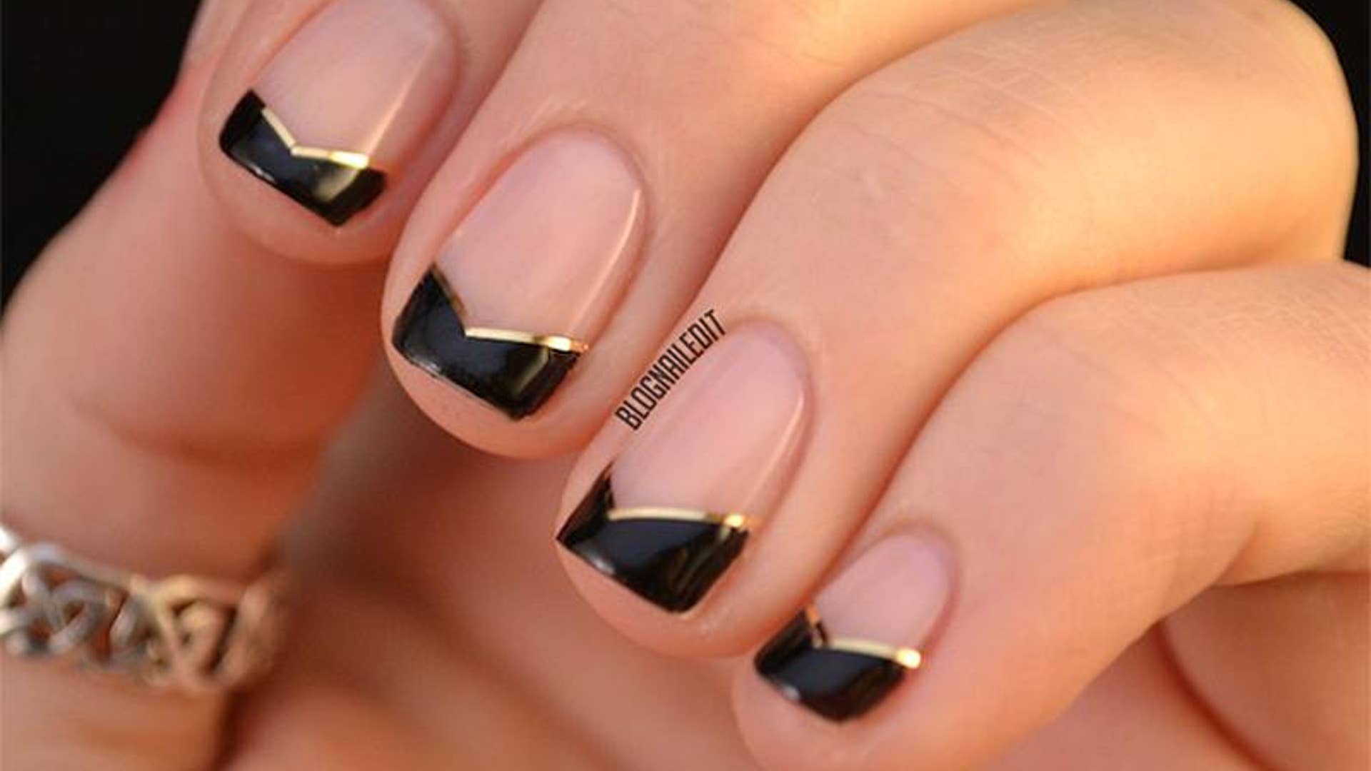 Angled French Tips