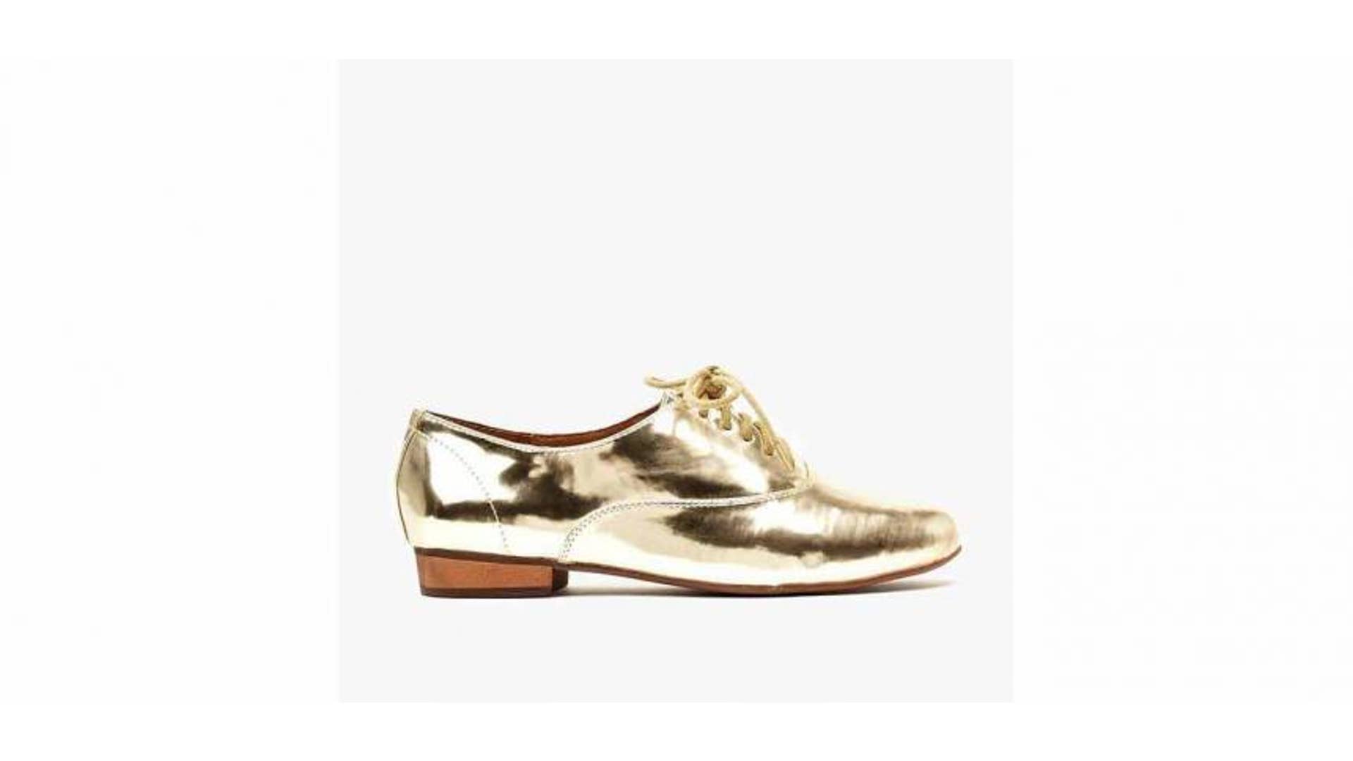 Jeffrey Campbell Metallic Oxfords