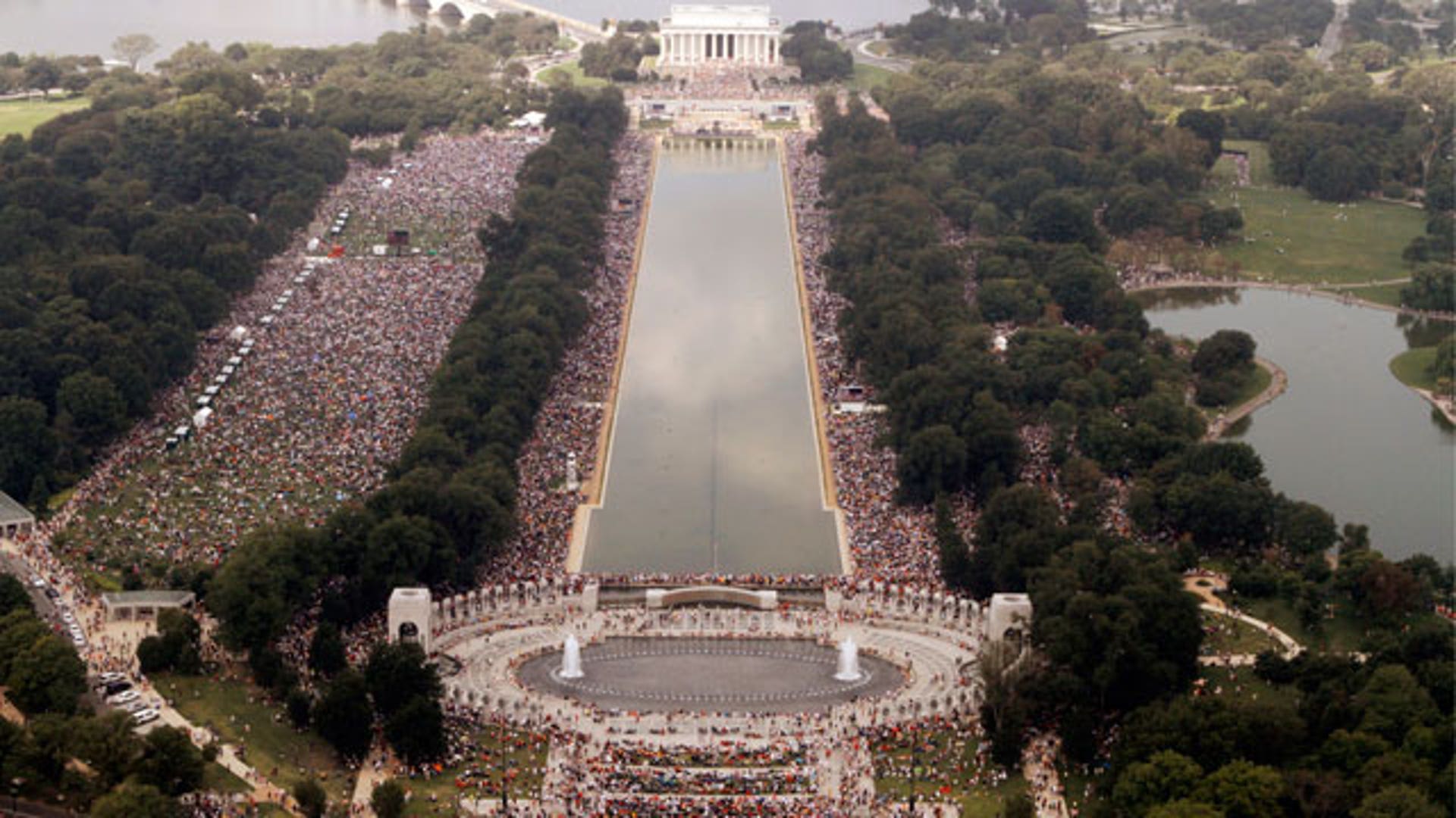 The Crowd Attending the Restoring Honor Rally