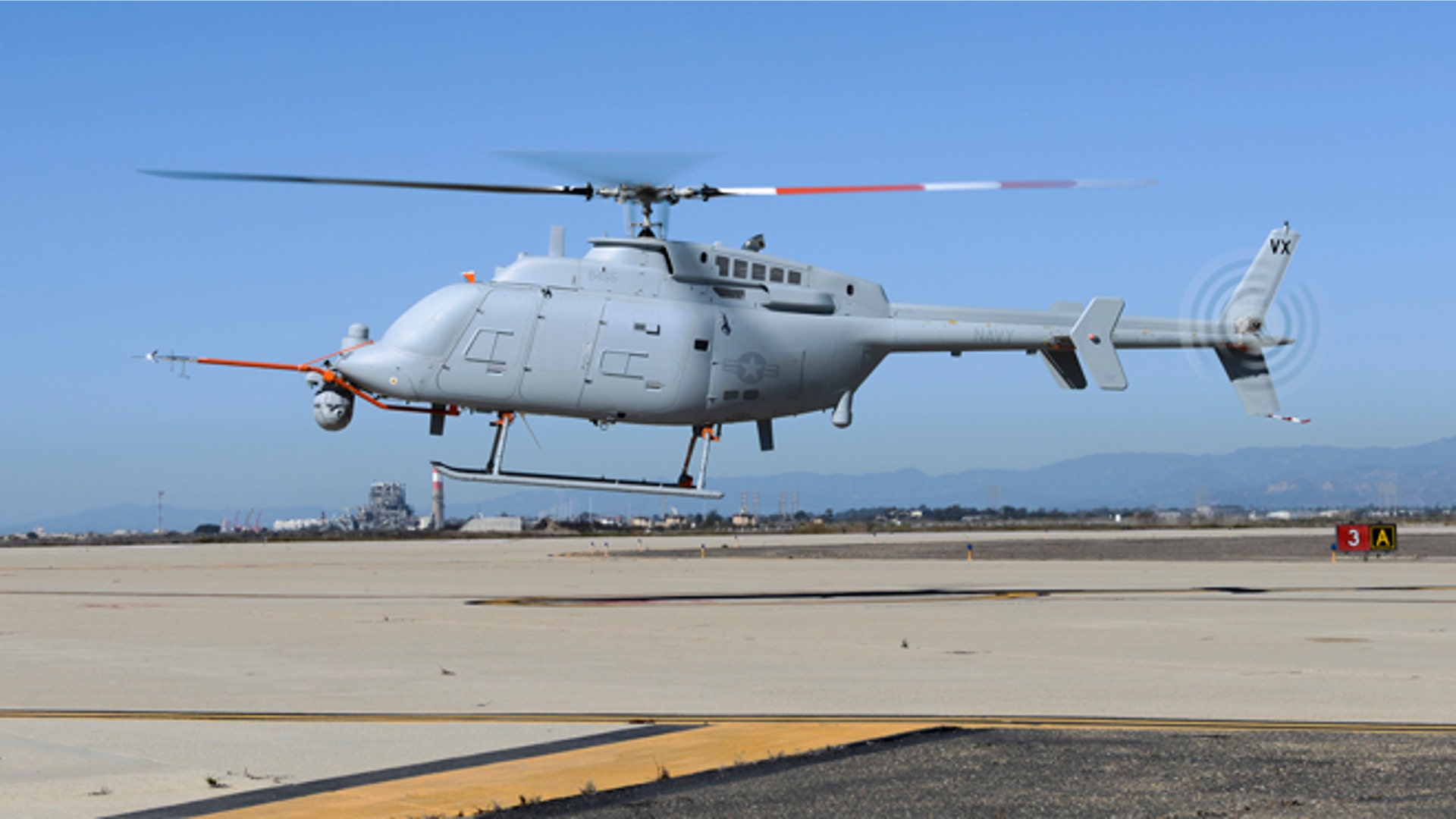 Fire Scout helicopter can fly itself