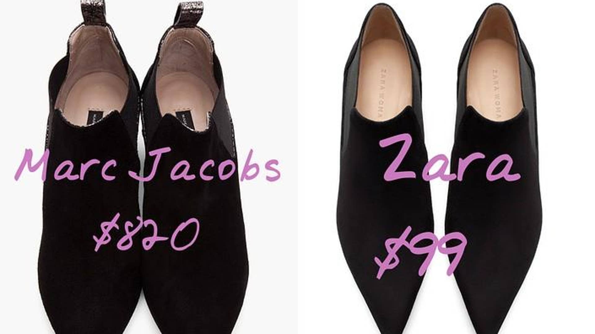 Marc Jacobs vs. Zara