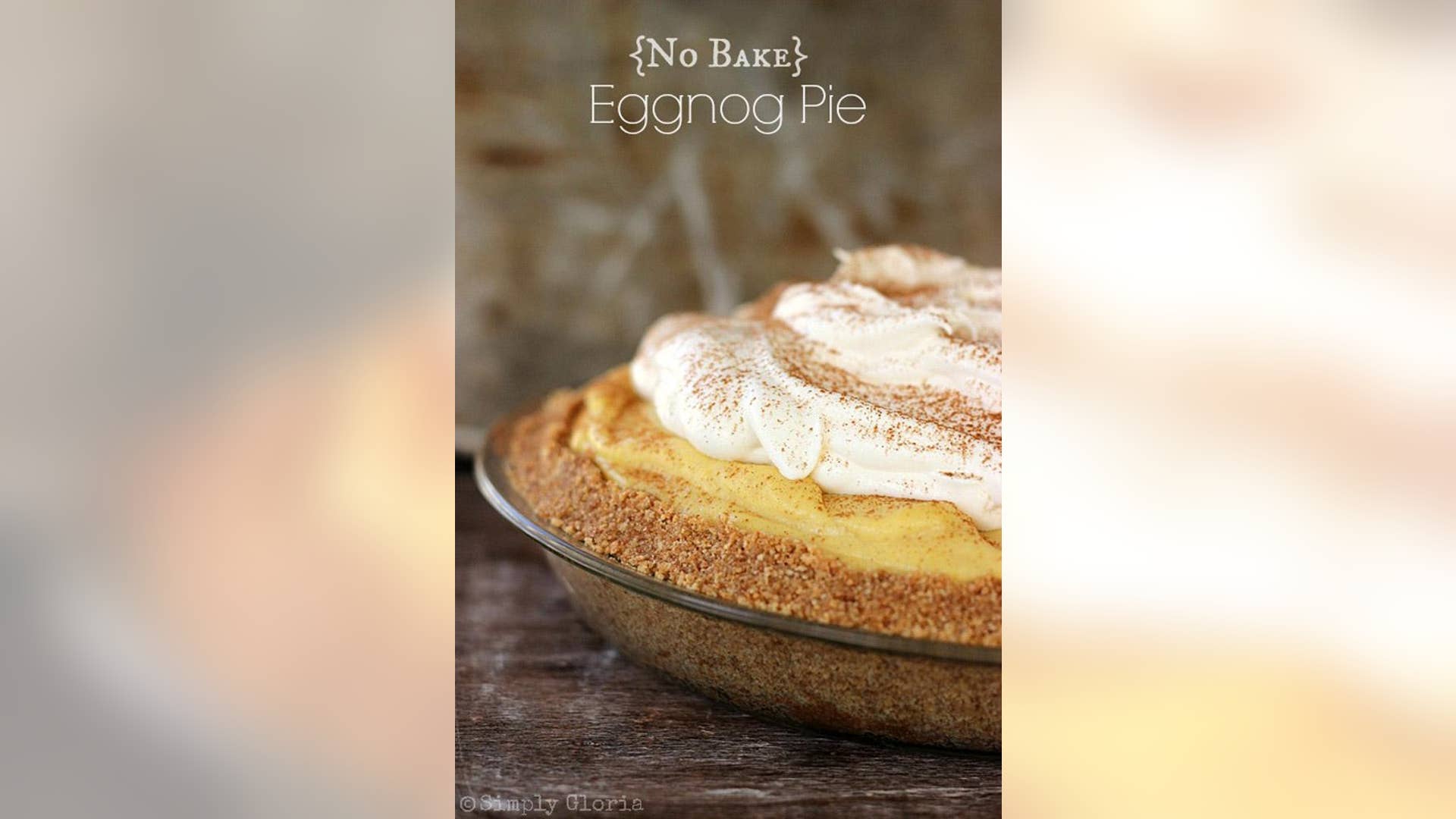 No Bake Eggnog Pie