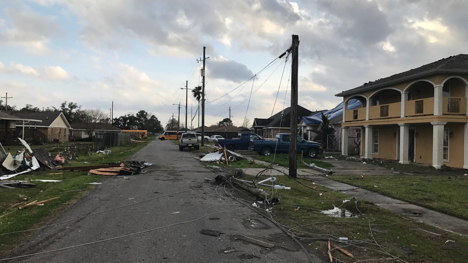 New Orleans tornado aftermath