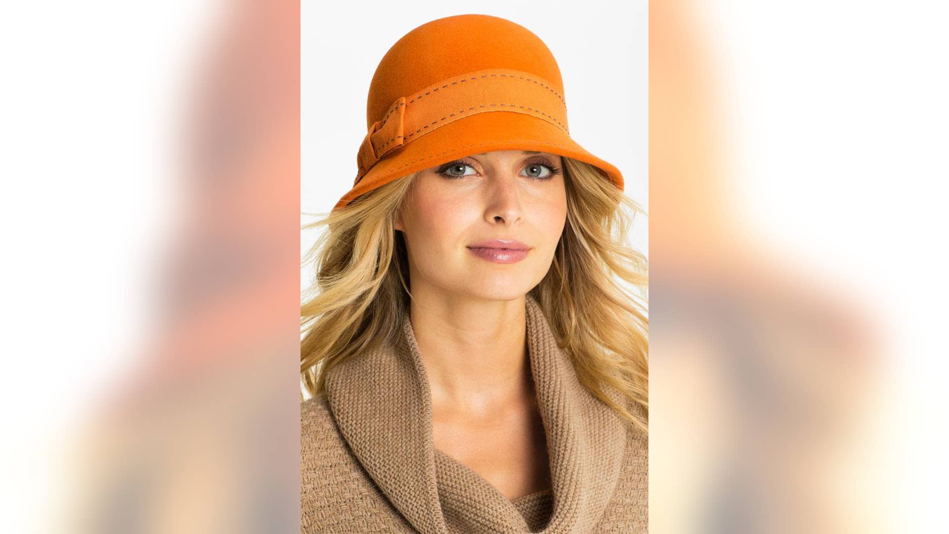 Nordstrom Contrast Stitch Cloche