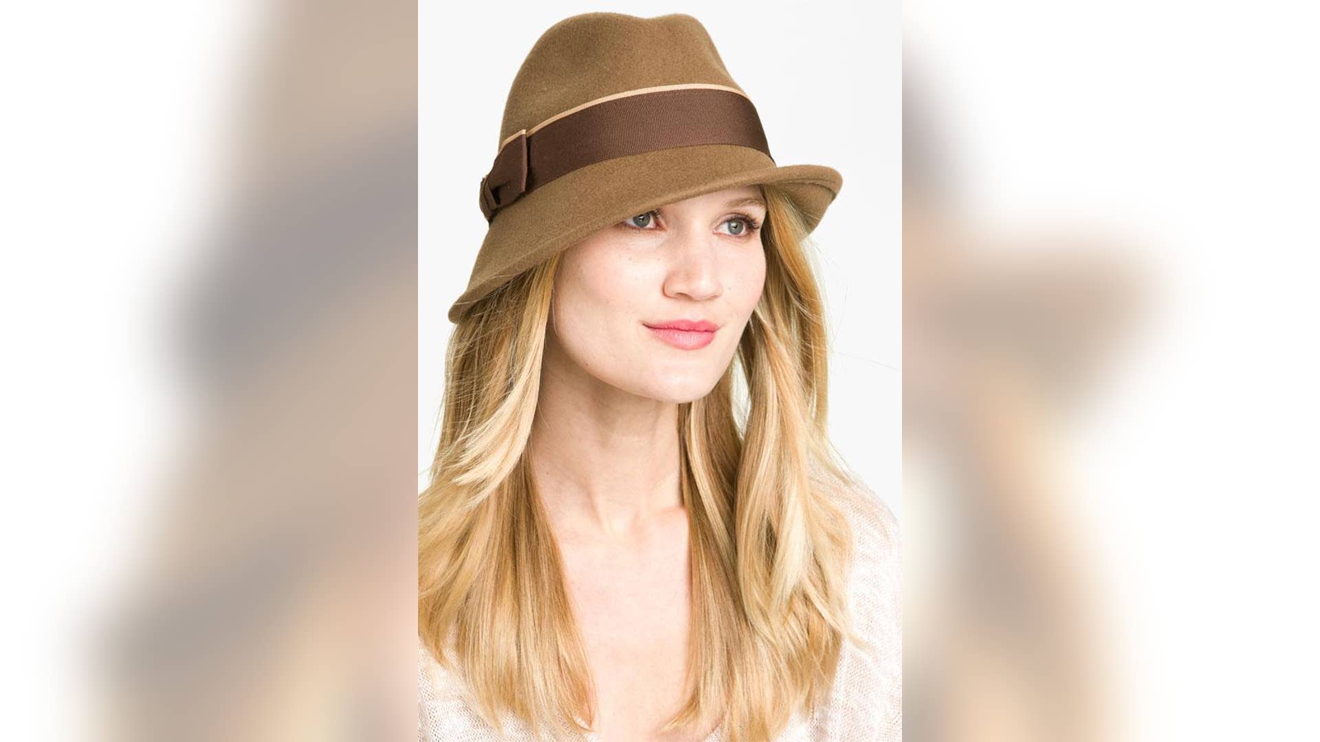 Tarnish 'Ribbon Bow' Wool Fedora