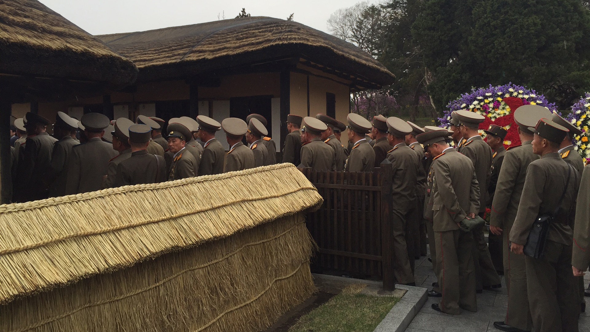 Military parade in Pyongyang on April 14