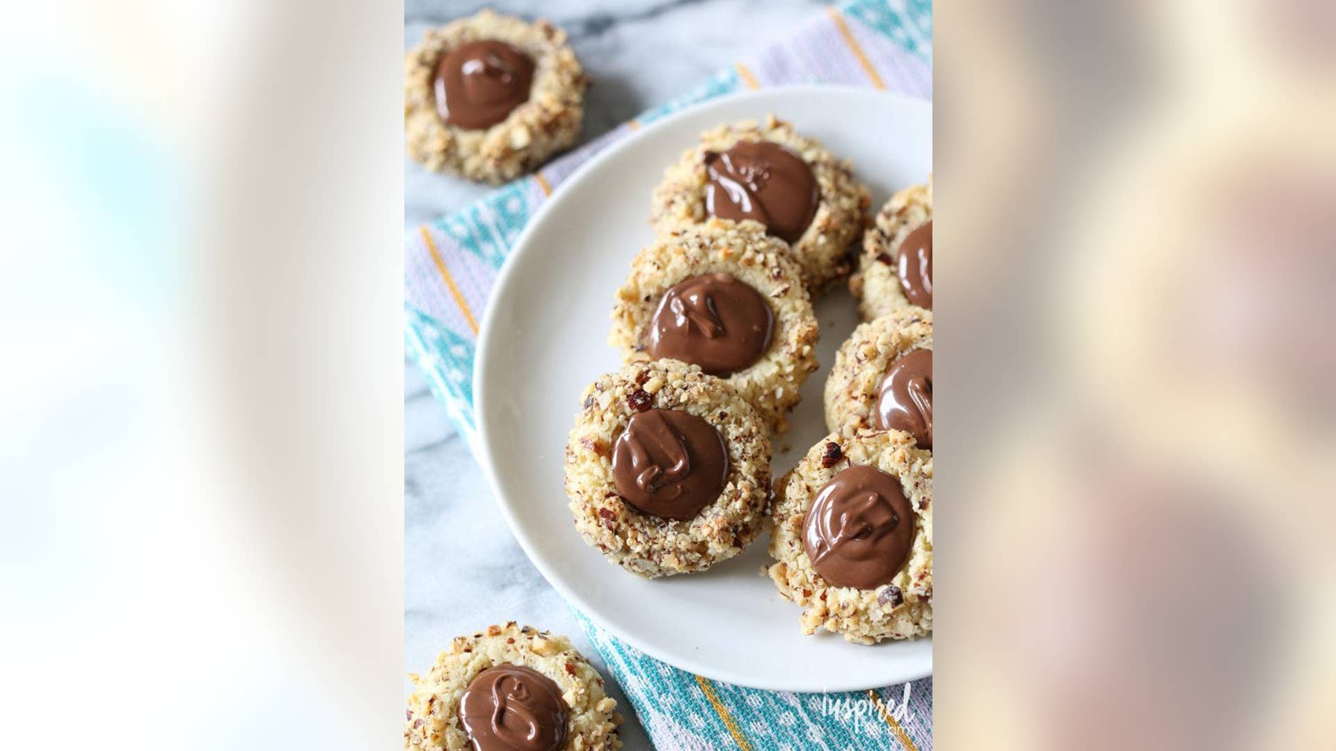 Nutella Thumbprint Cookies