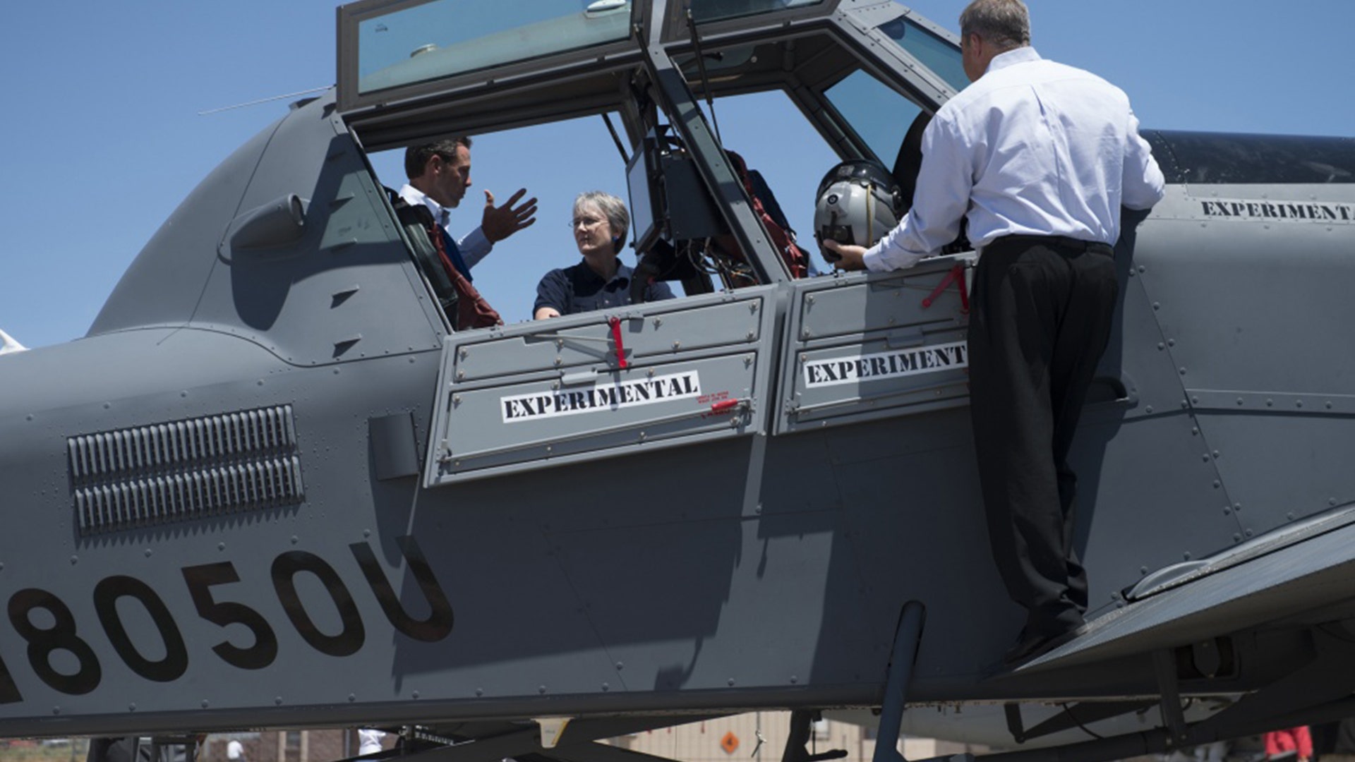 Secretary of the Air Force Heather Wilson delivered a highly inspiring address on the OA-X Experiment. 