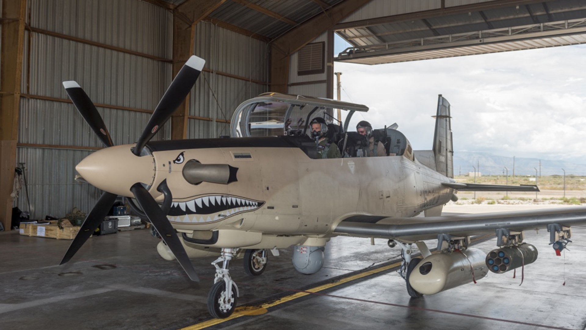 The AT-6 . the “Wolverine,” is also participating in the U.S. Air Force Light Attack Experiment.