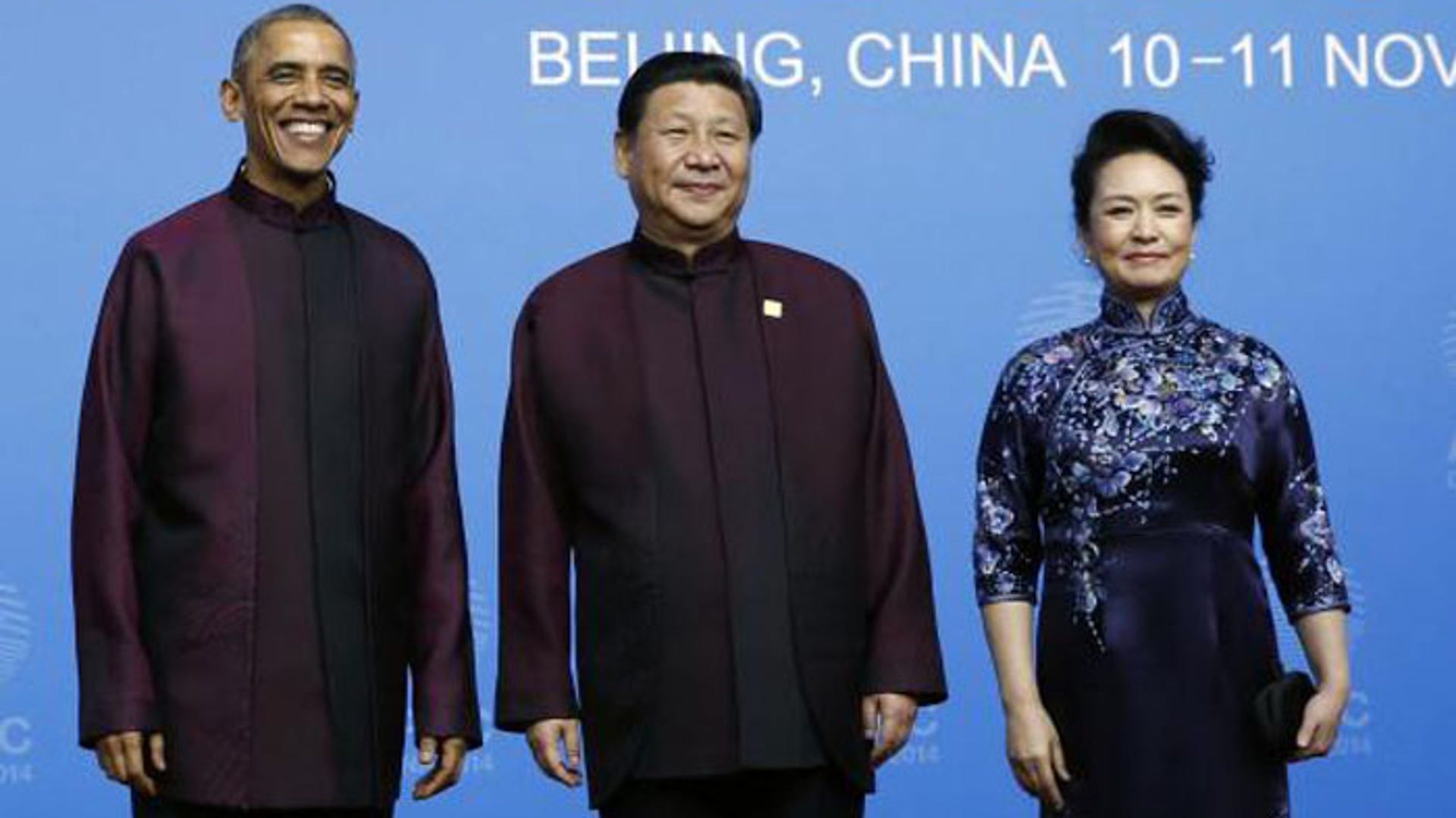 President Obama with China's first couple