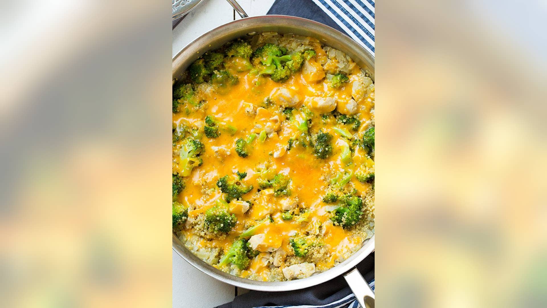 One-Pan Cheesy Chicken Broccoli and Quinoa