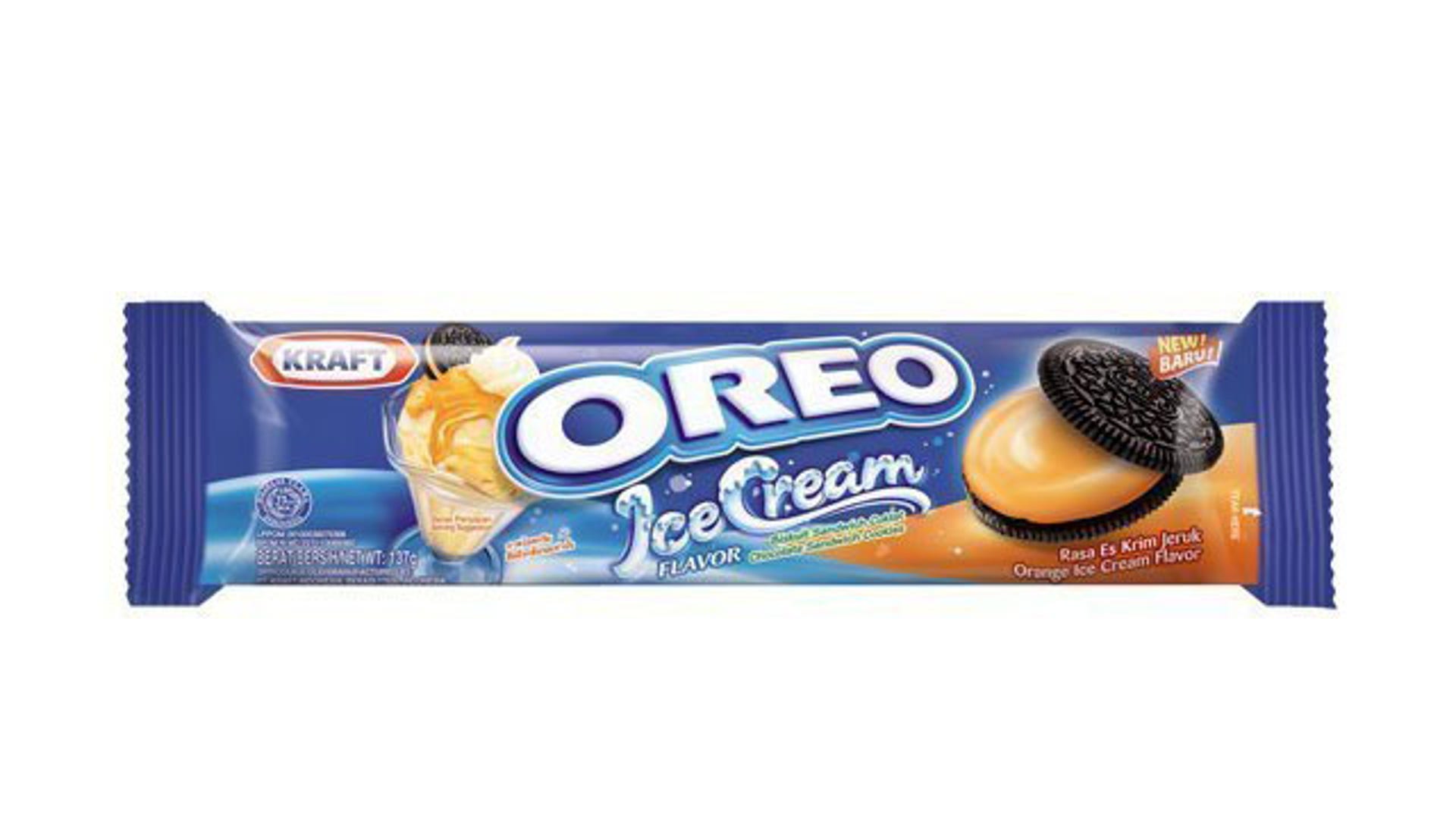 Oreo Orange Ice Cream Flavor 