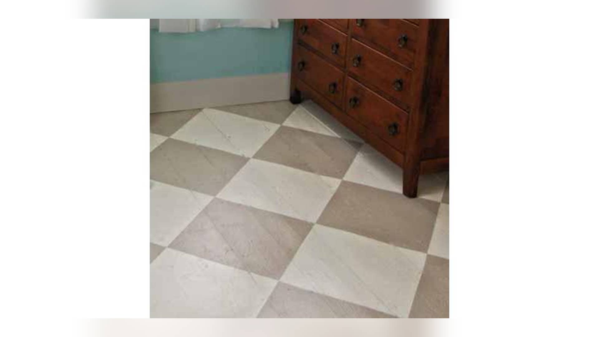 Paint a Checkerboard Floor