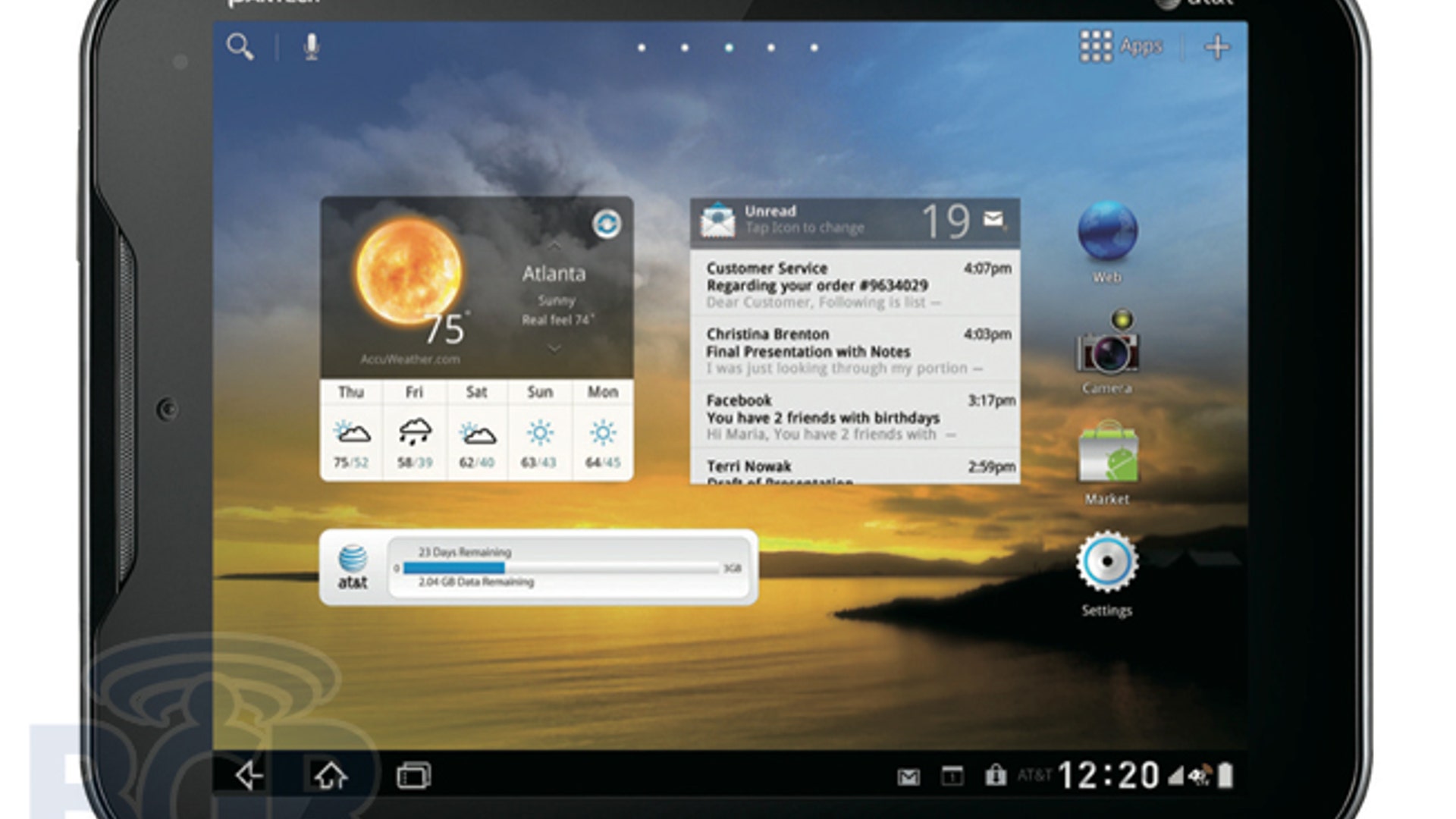 Pantech Waterproof Tablet