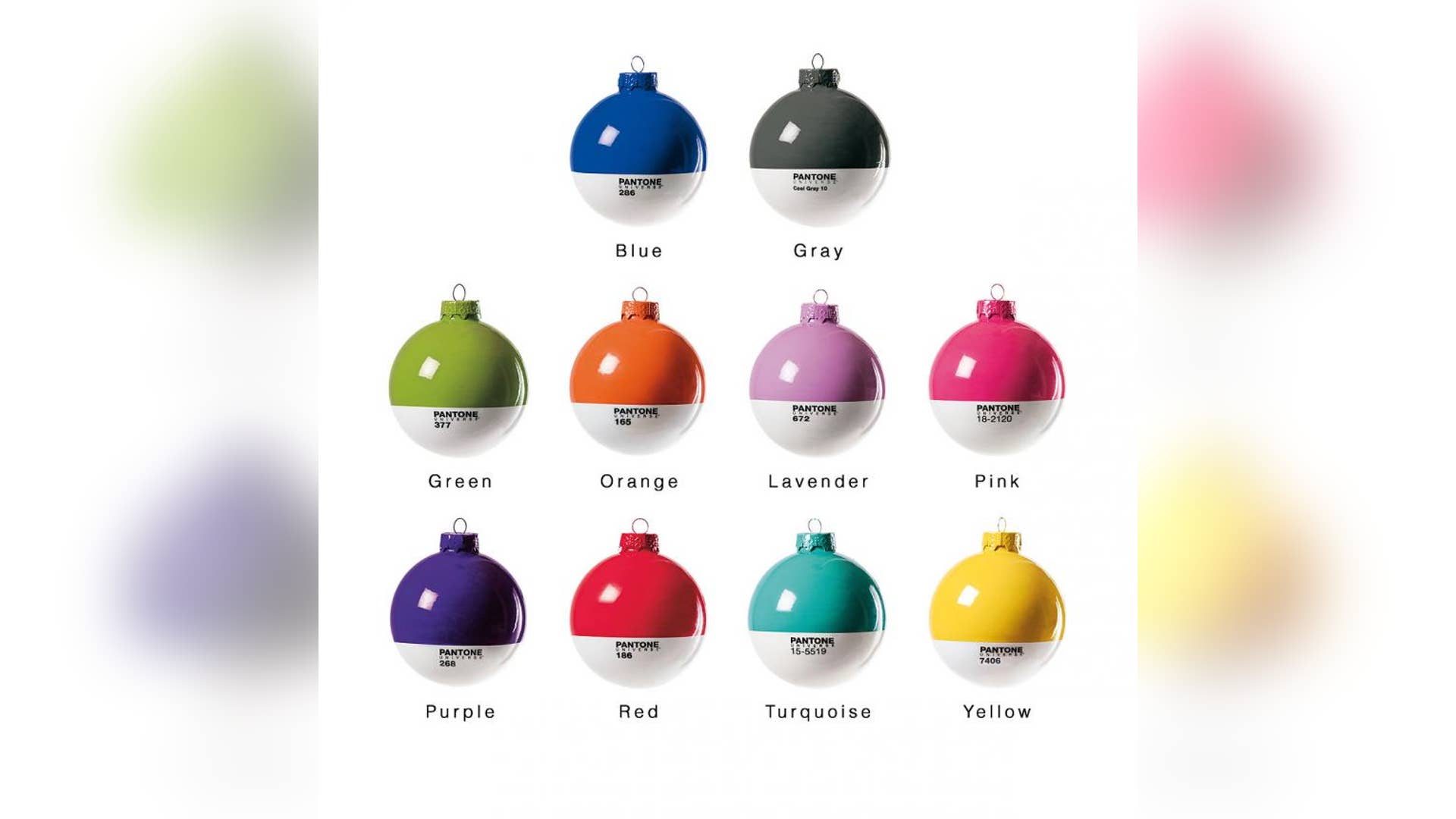 PANTONE UNIVERSE ORNAMENTS