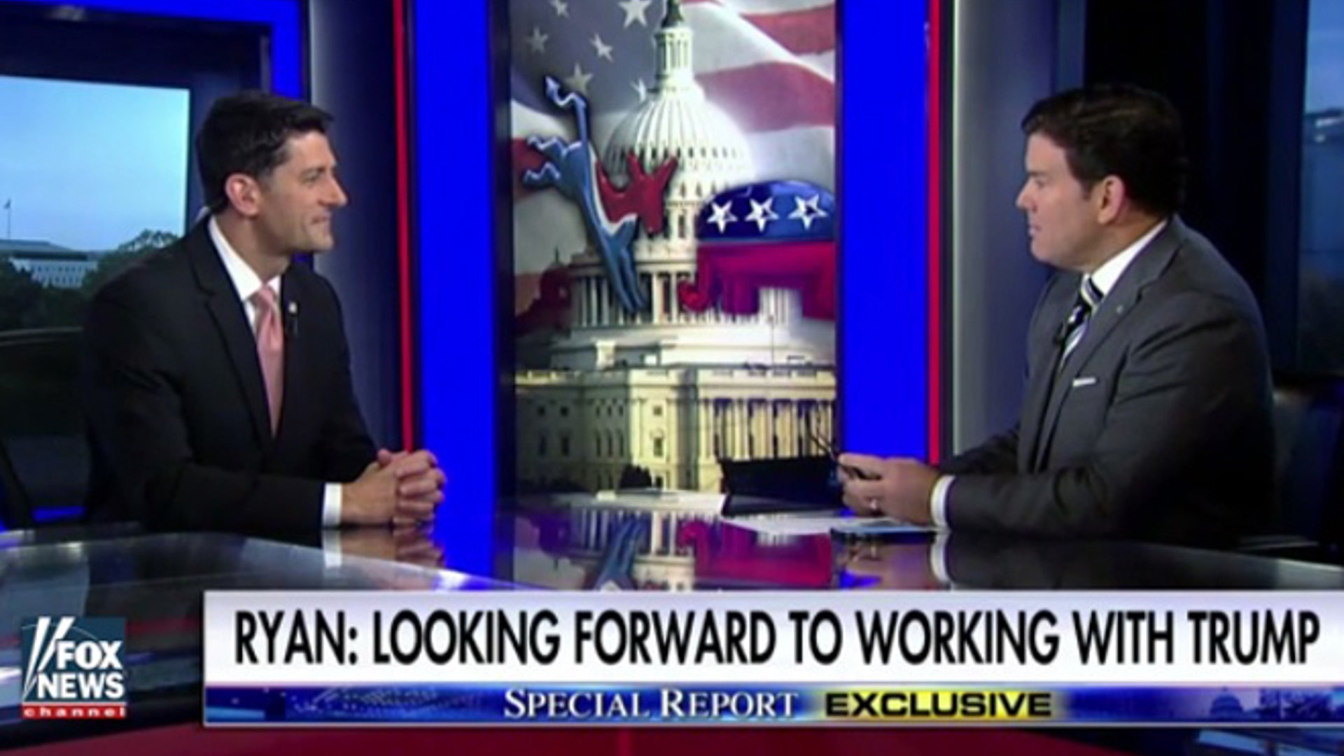 House Speaker Paul Ryan discusses why he’s looking forward to working with President-elect Donald Trump on ‘Special Report’