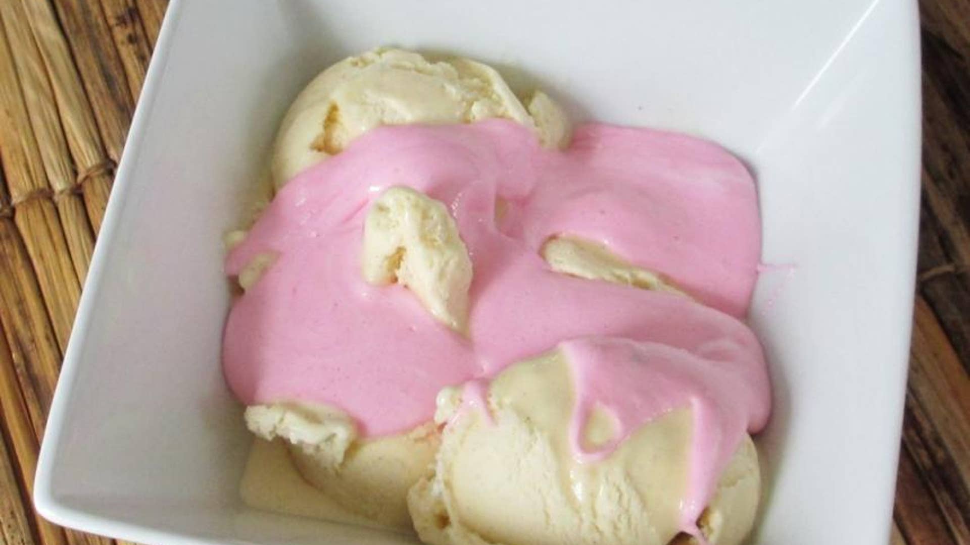 Ice Cream With Peep Syrup