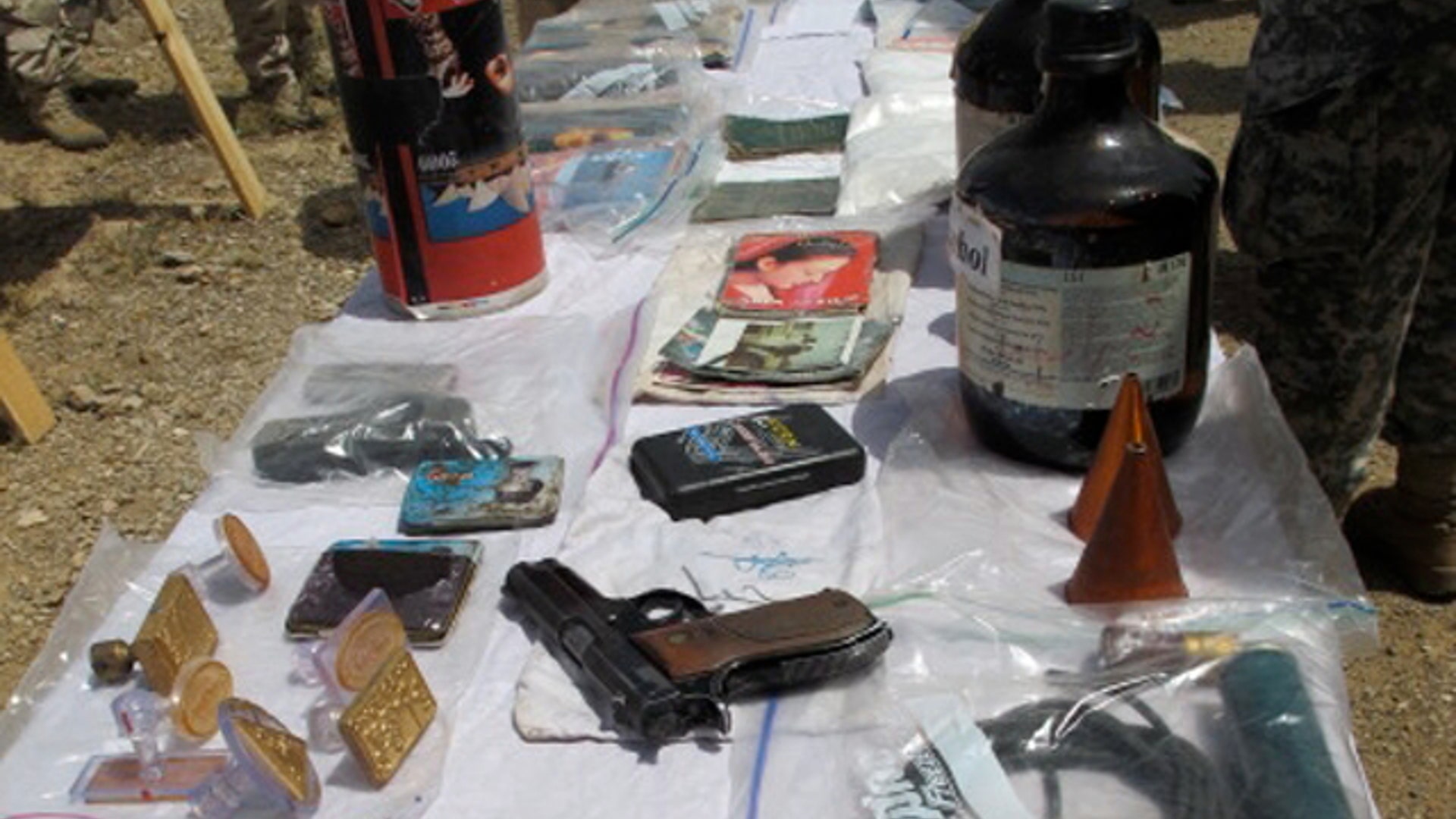 Taliban Weapons and Drugs
