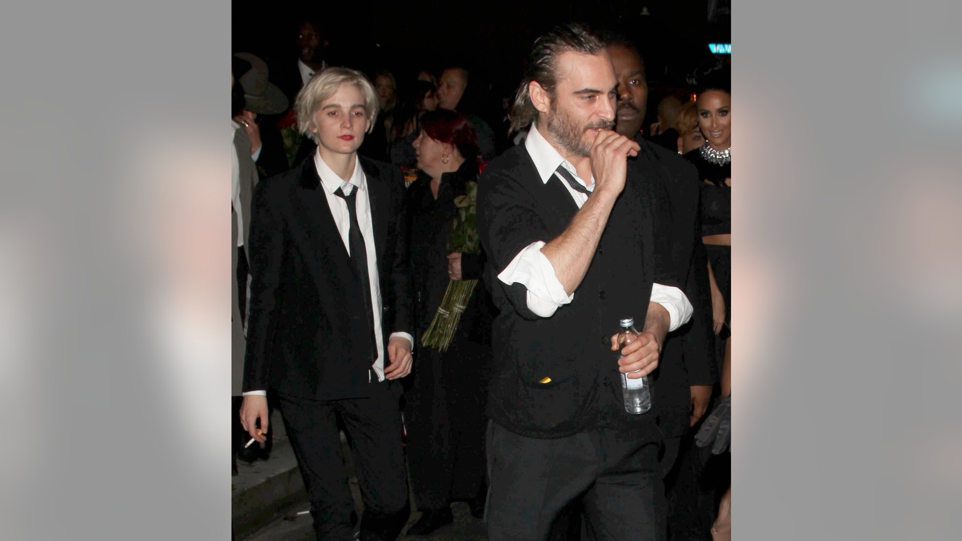 Joaquin Phoenix and Allie Teilz