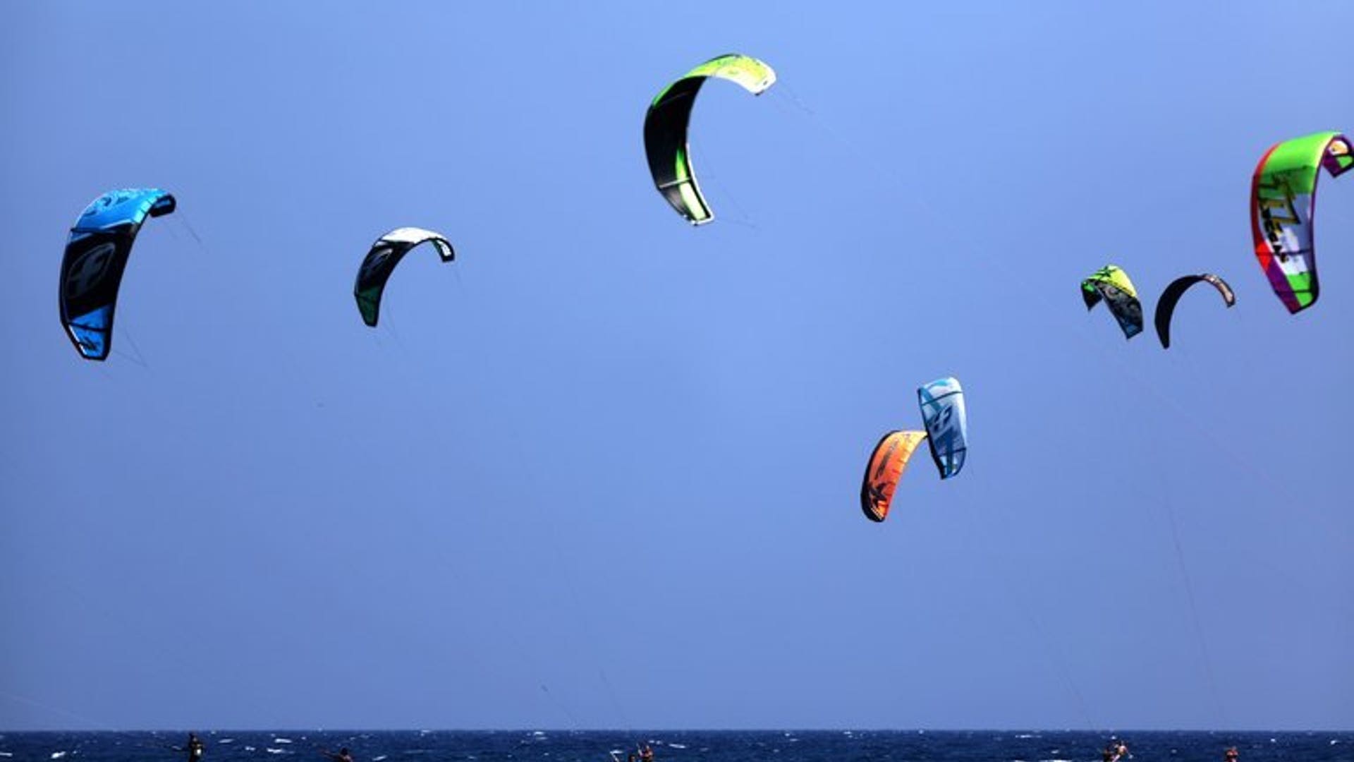 Kite surfing