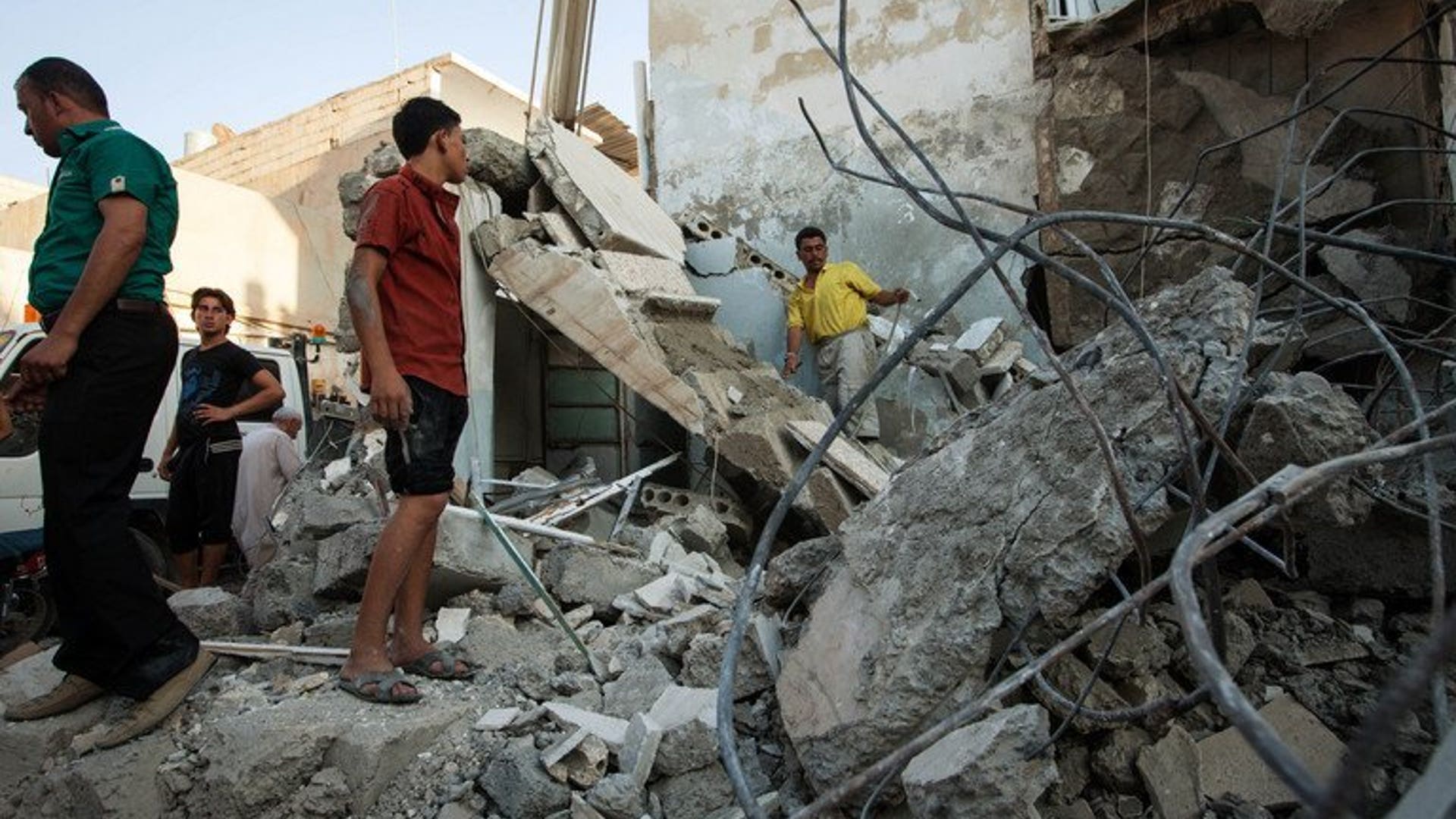 Bombed in Raqqa