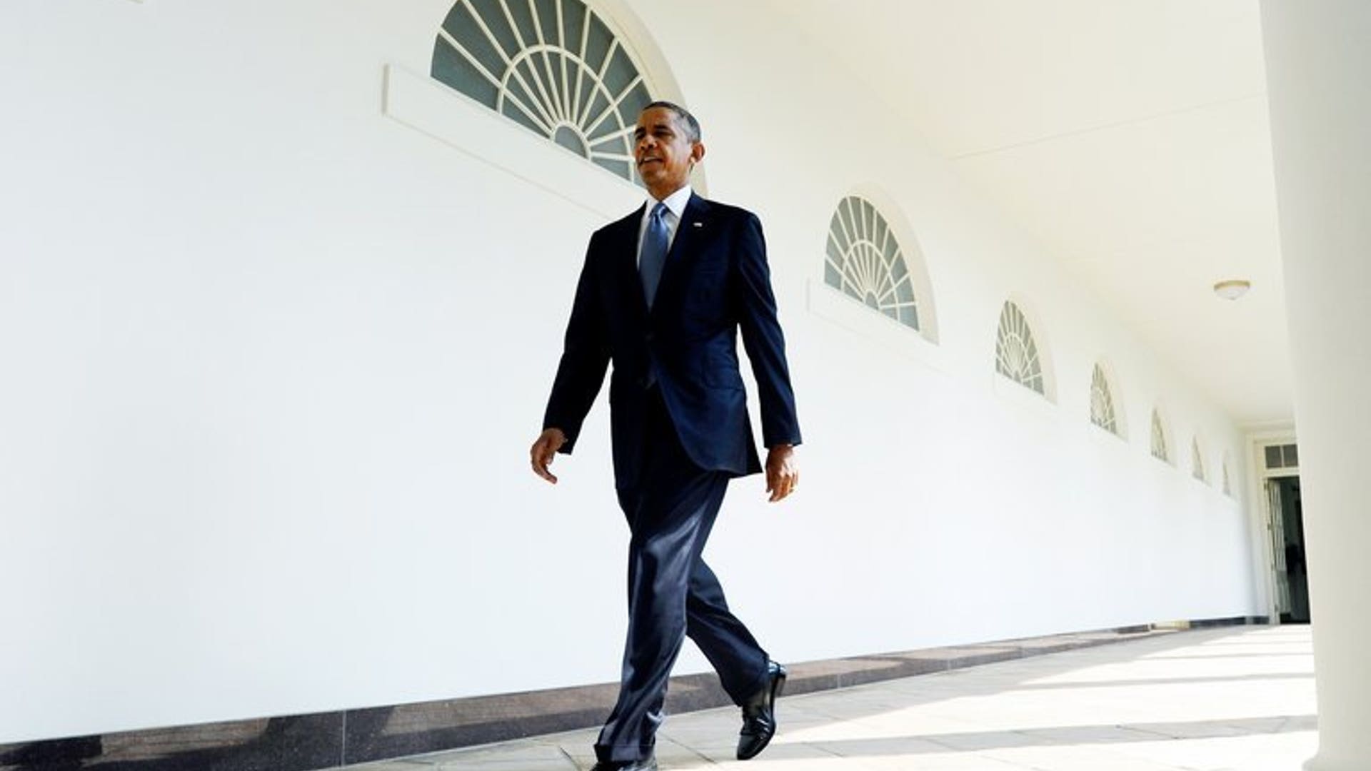 Walking the colonnade