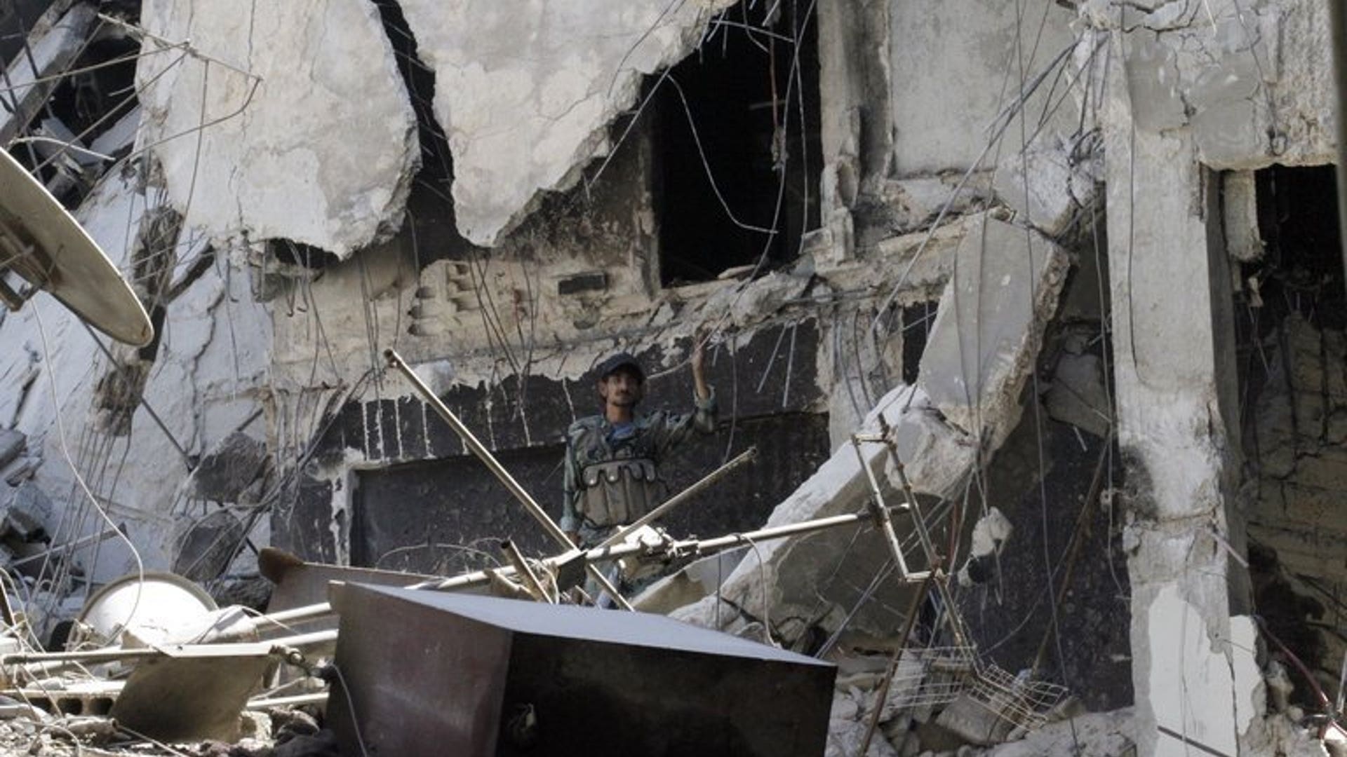 Yarmouk rubble