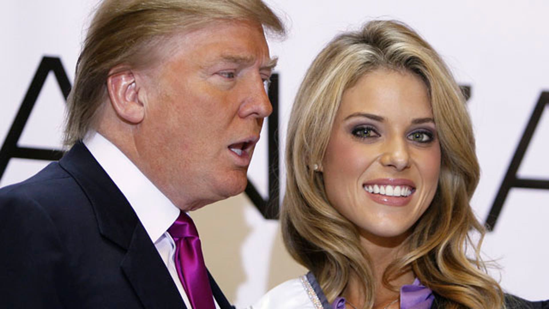 Carrie Prejean and Donald Trump