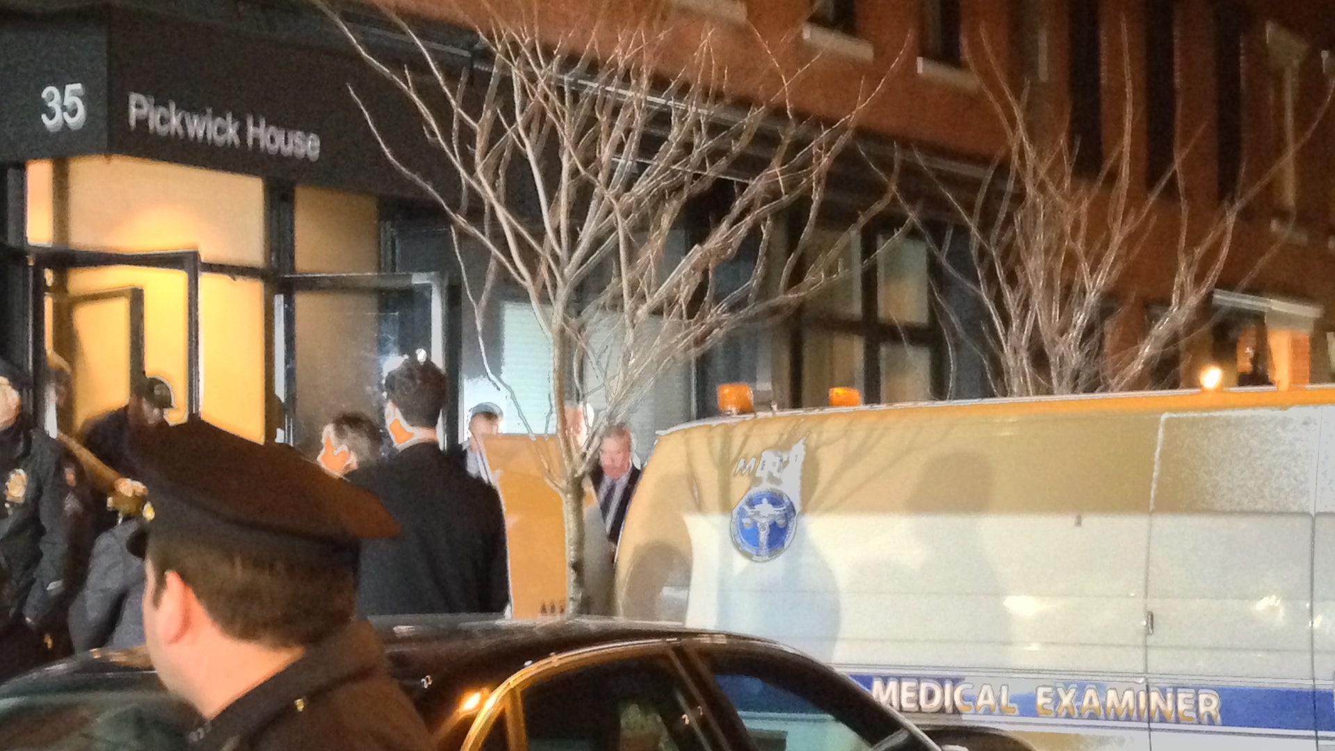 Hoffman's body removed